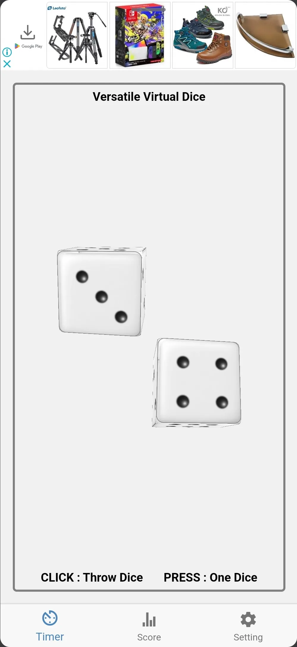 rummy timer & dice | Indus Appstore | Screenshot