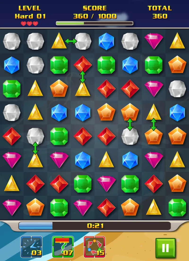 Corsair's Jewels | Indus Appstore | Screenshot