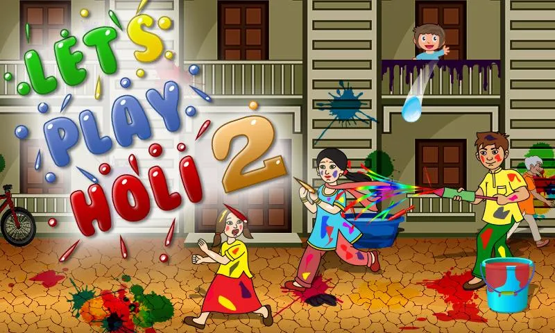 Lets Play Holi 2 Game | Indus Appstore | Screenshot