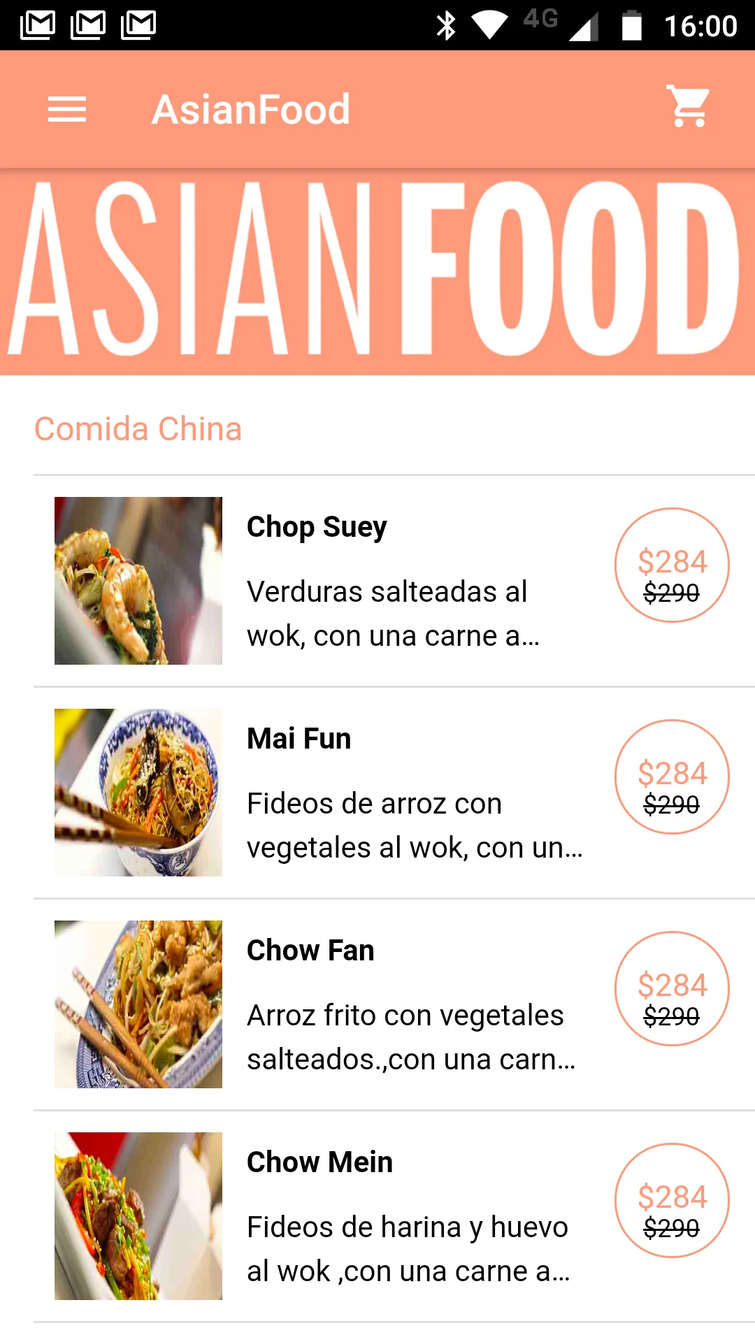 AsianFood | Indus Appstore | Screenshot