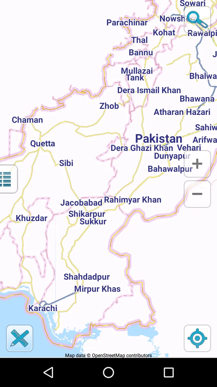 Map of Pakistan offline | Indus Appstore | Screenshot