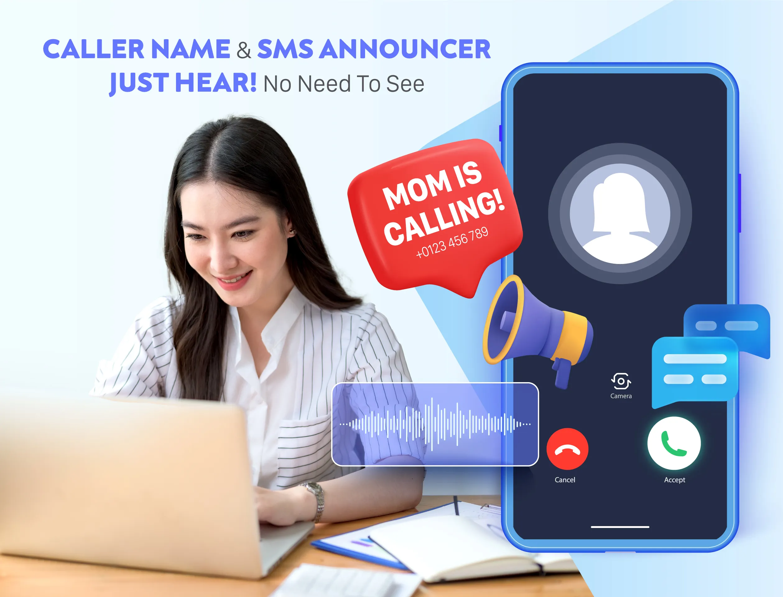 Caller Name Announcer and SMS | Indus Appstore | Screenshot