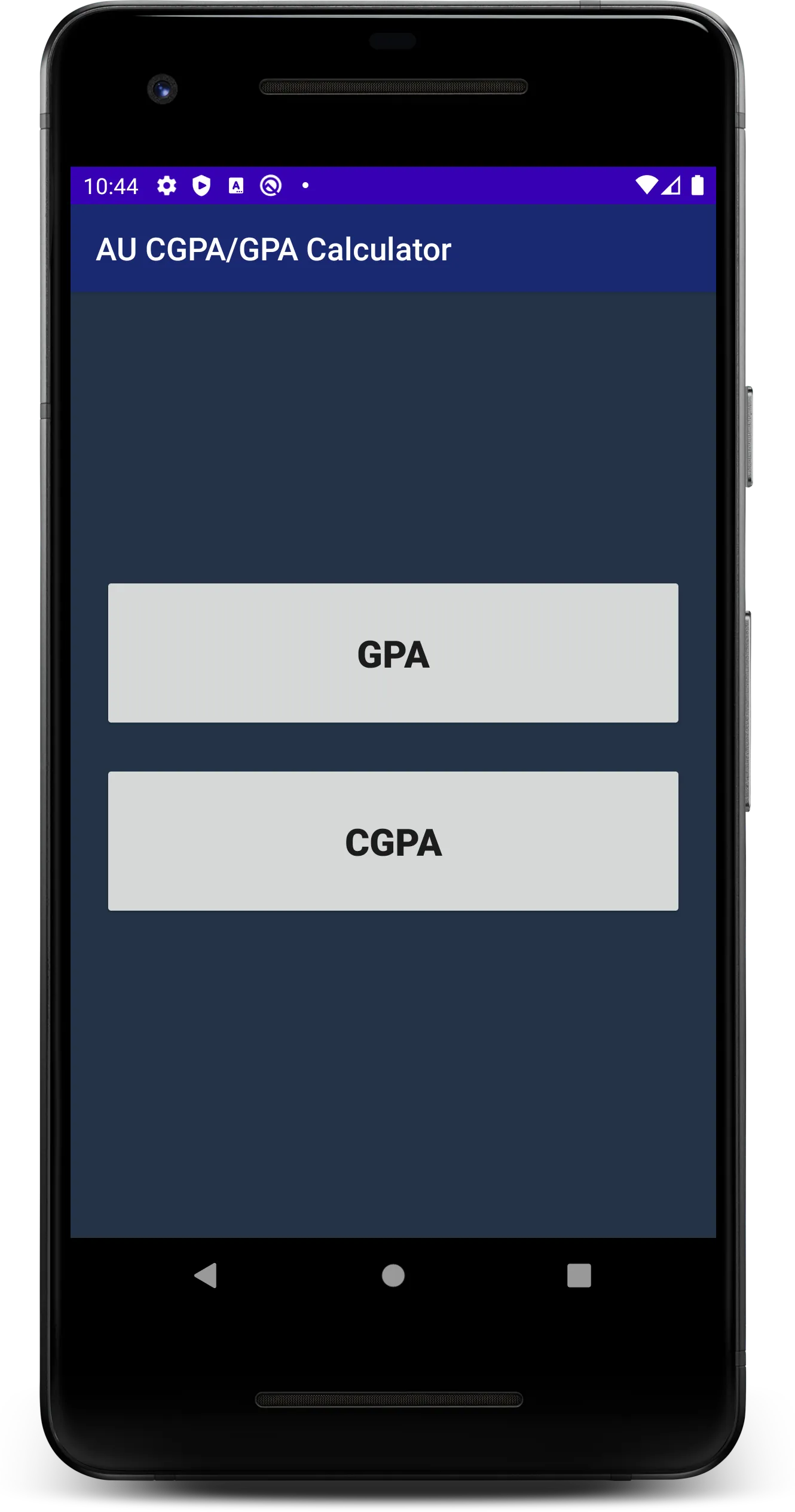 AU CGPA/GPA Calculator | Indus Appstore | Screenshot