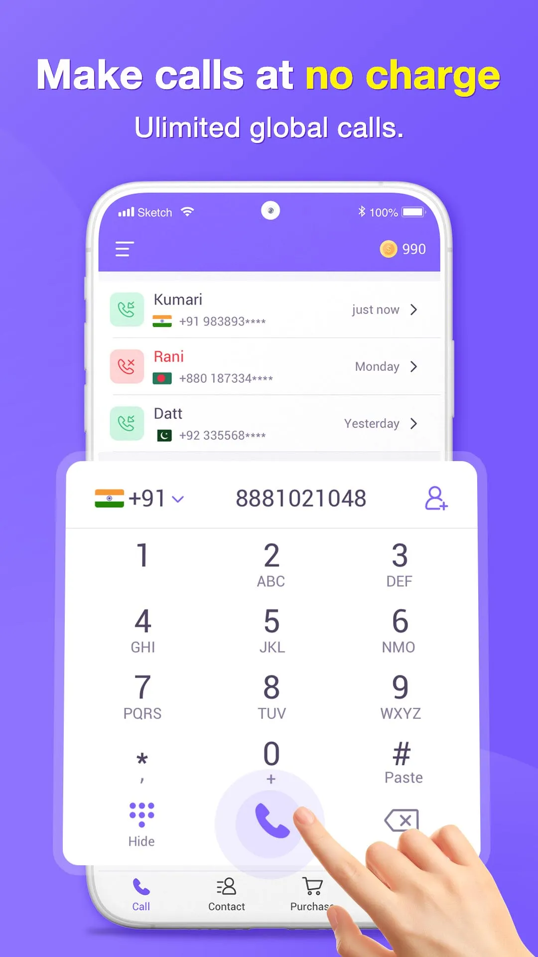 AbTalk Call - Worldwide Call | Indus Appstore | Screenshot