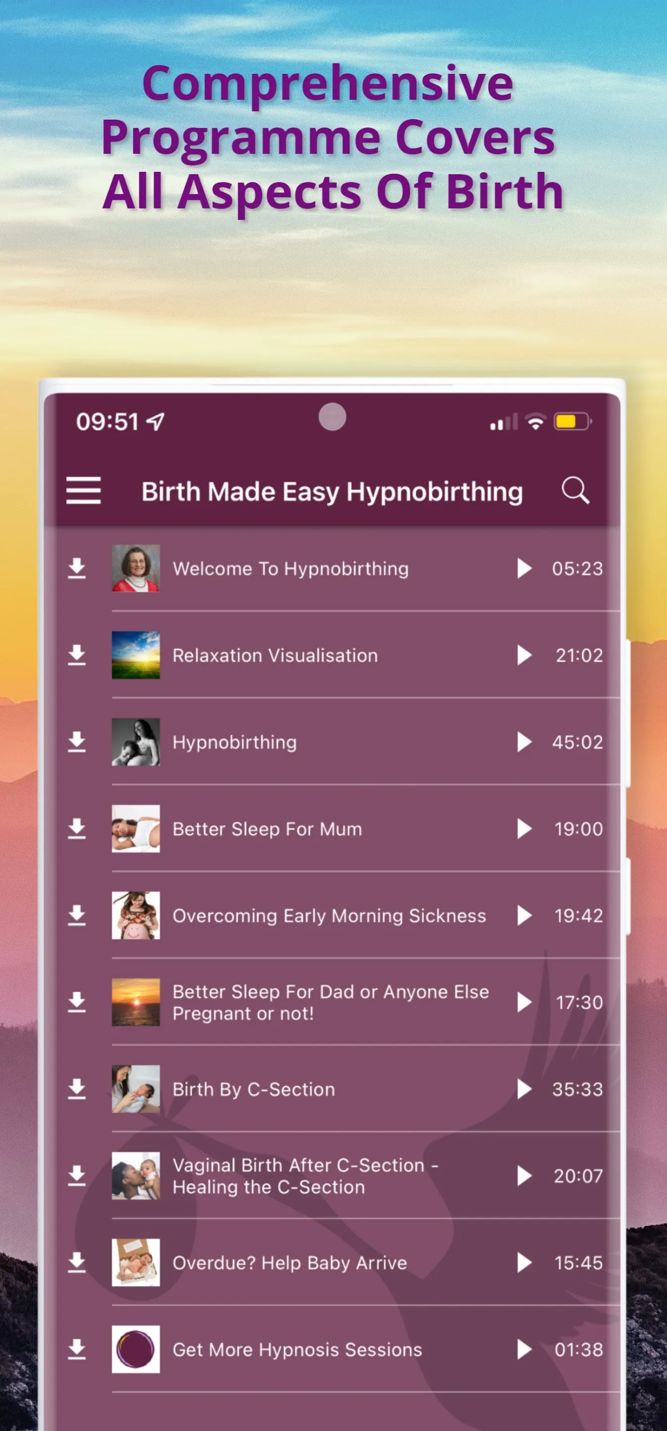 Birth Made Easy Hypnobirthing | Indus Appstore | Screenshot