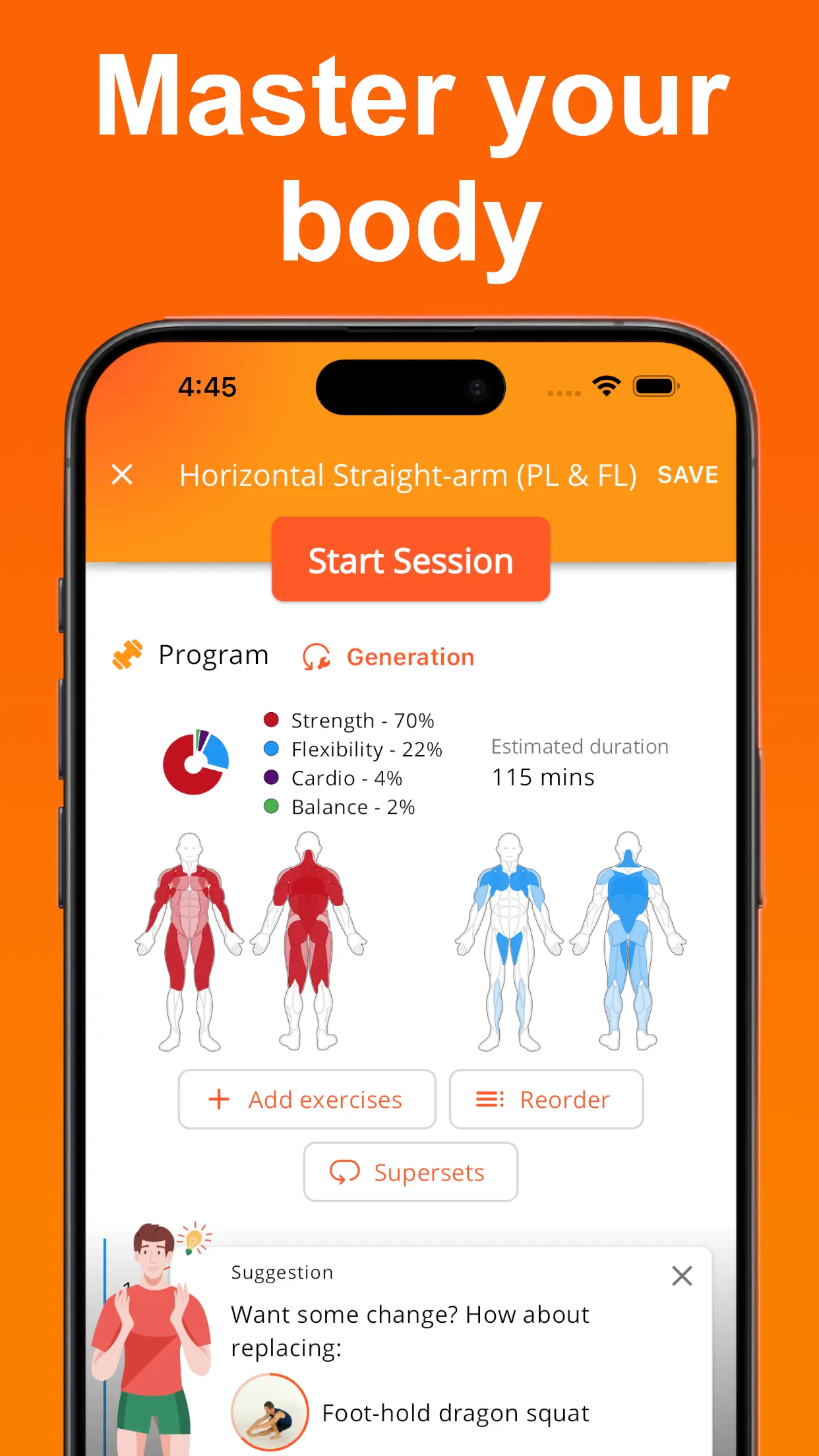 Calistree | Bodyweight fitness | Indus Appstore | Screenshot