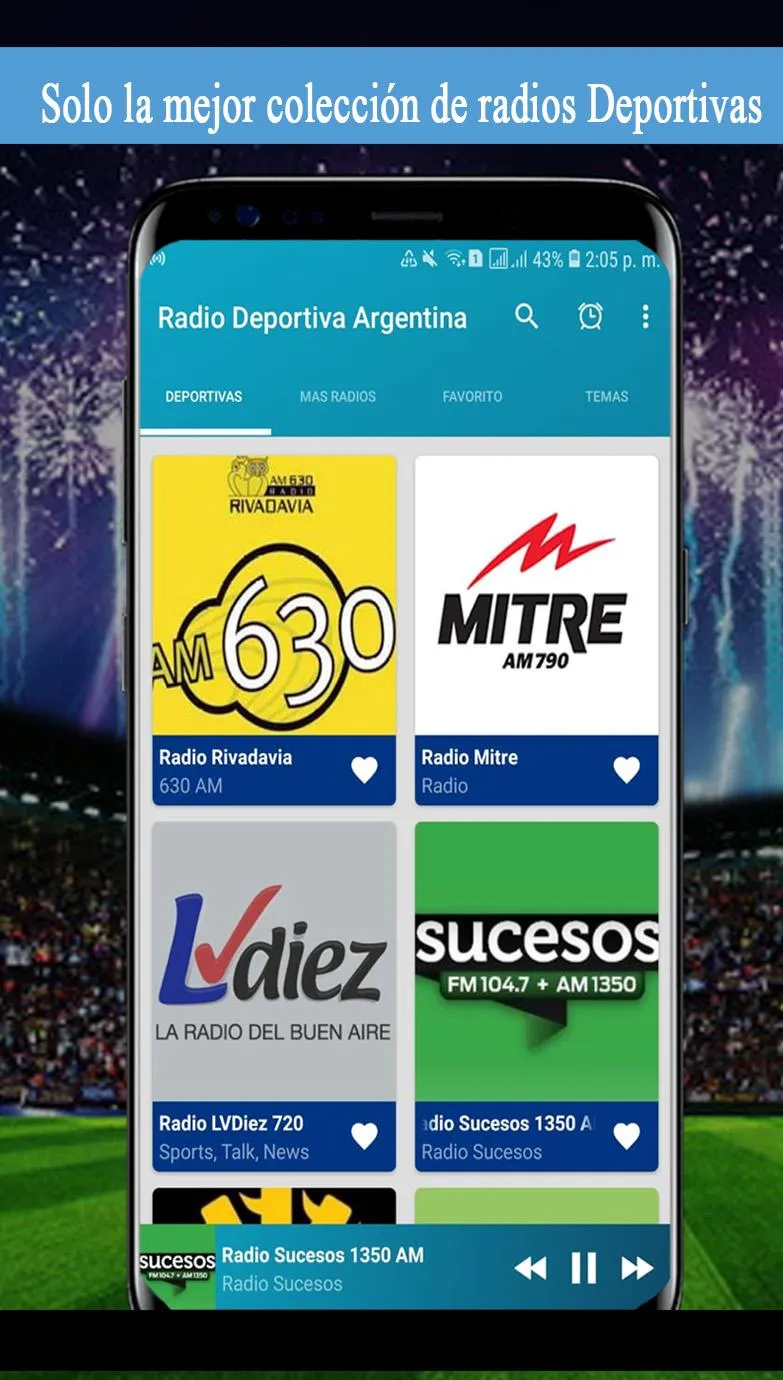 Radios deportivas de Argentina | Indus Appstore | Screenshot