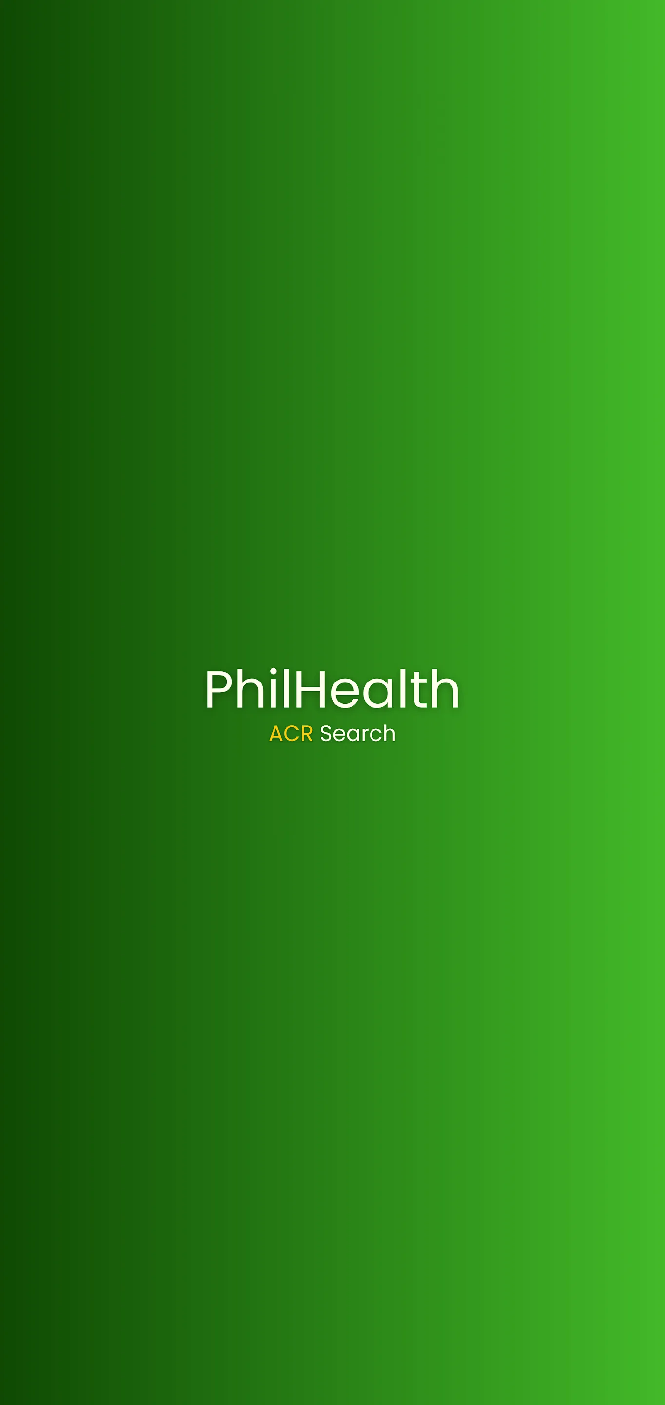 PhilHealth ACR Search | Indus Appstore | Screenshot