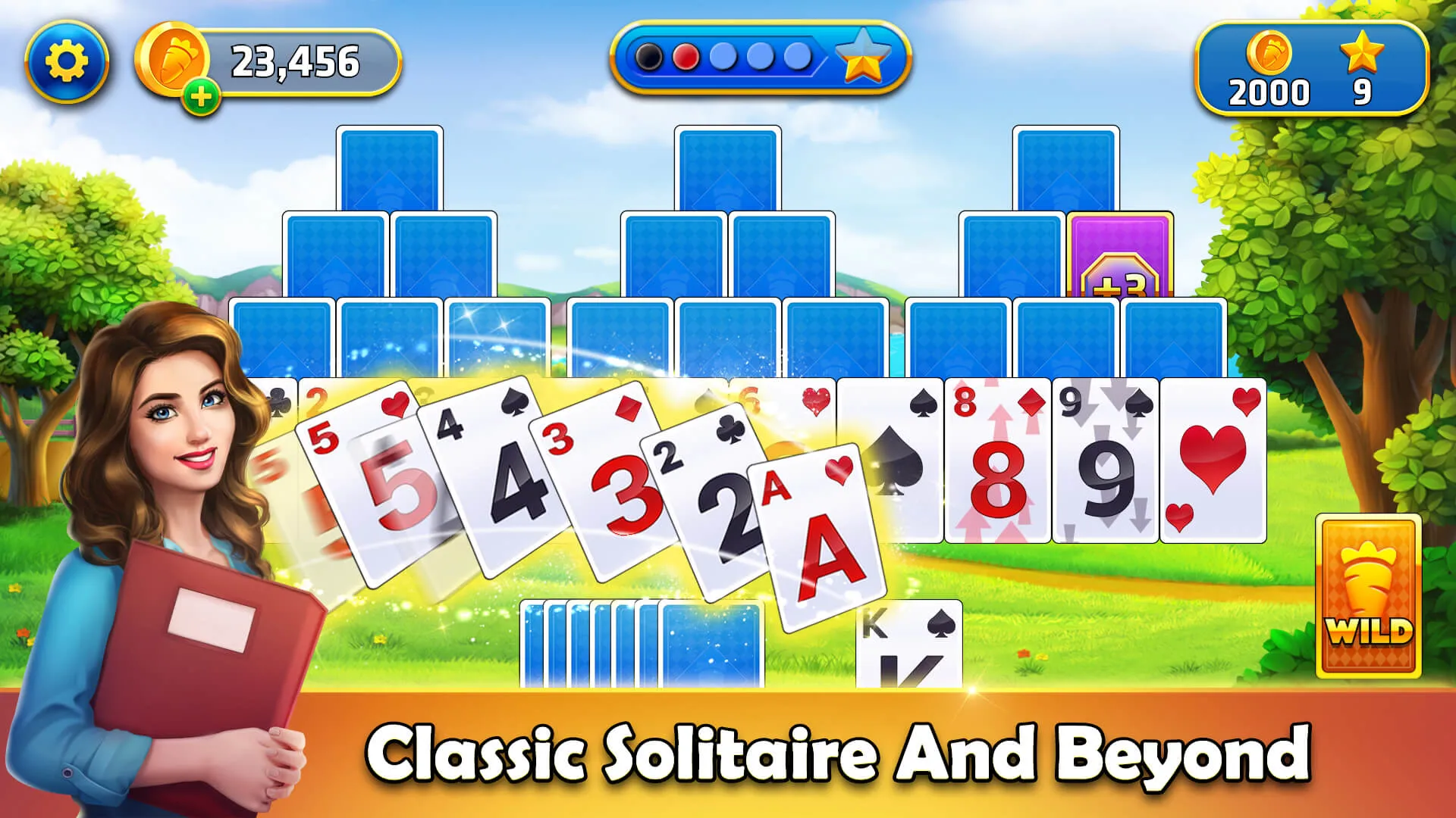 Tripeaks Solitaire - Home Town | Indus Appstore | Screenshot