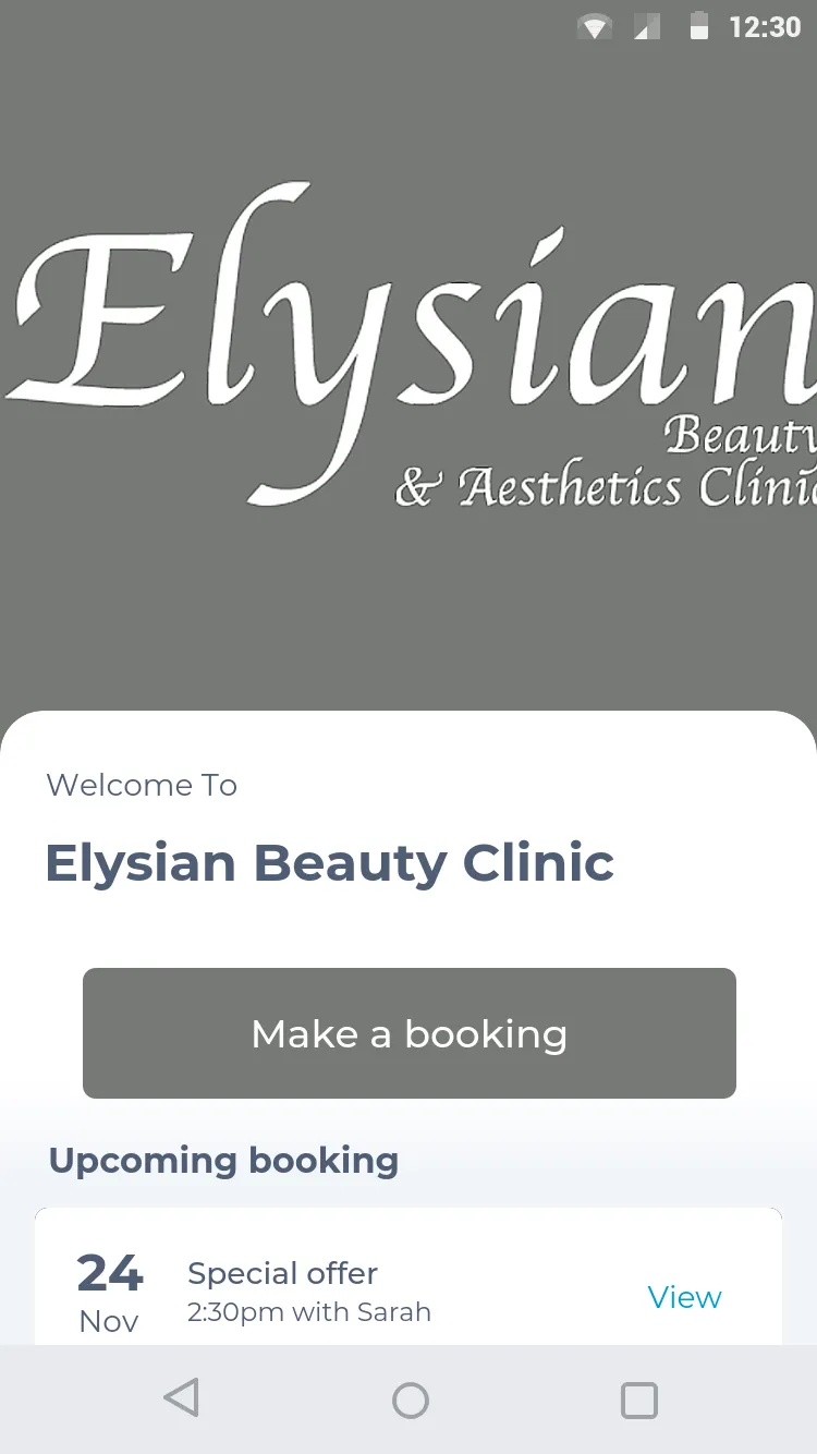 Elysian Beauty Clinic | Indus Appstore | Screenshot