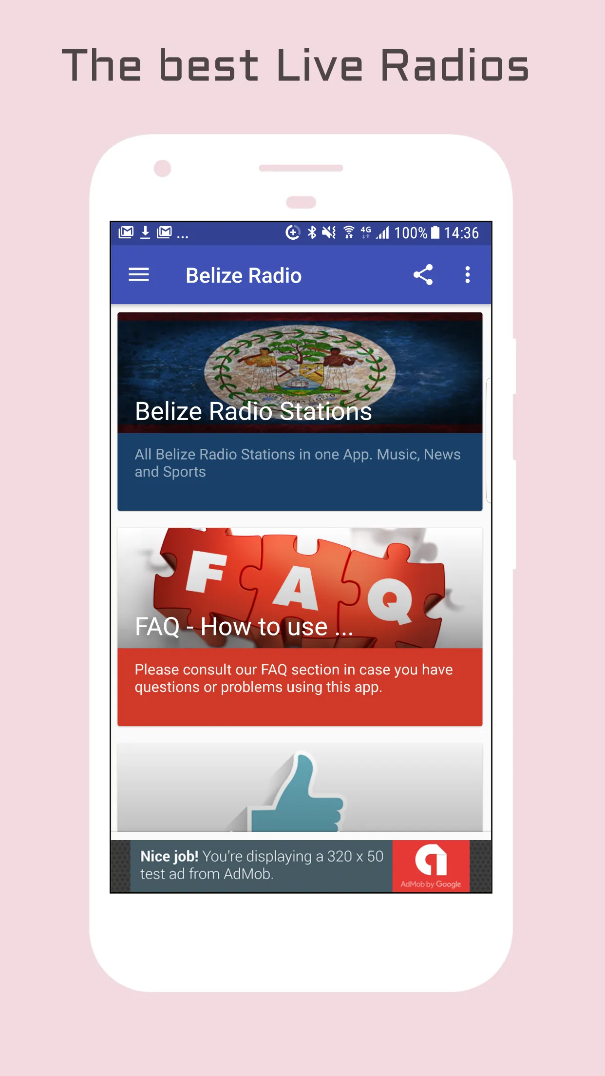 Belize Radio Music & News | Indus Appstore | Screenshot