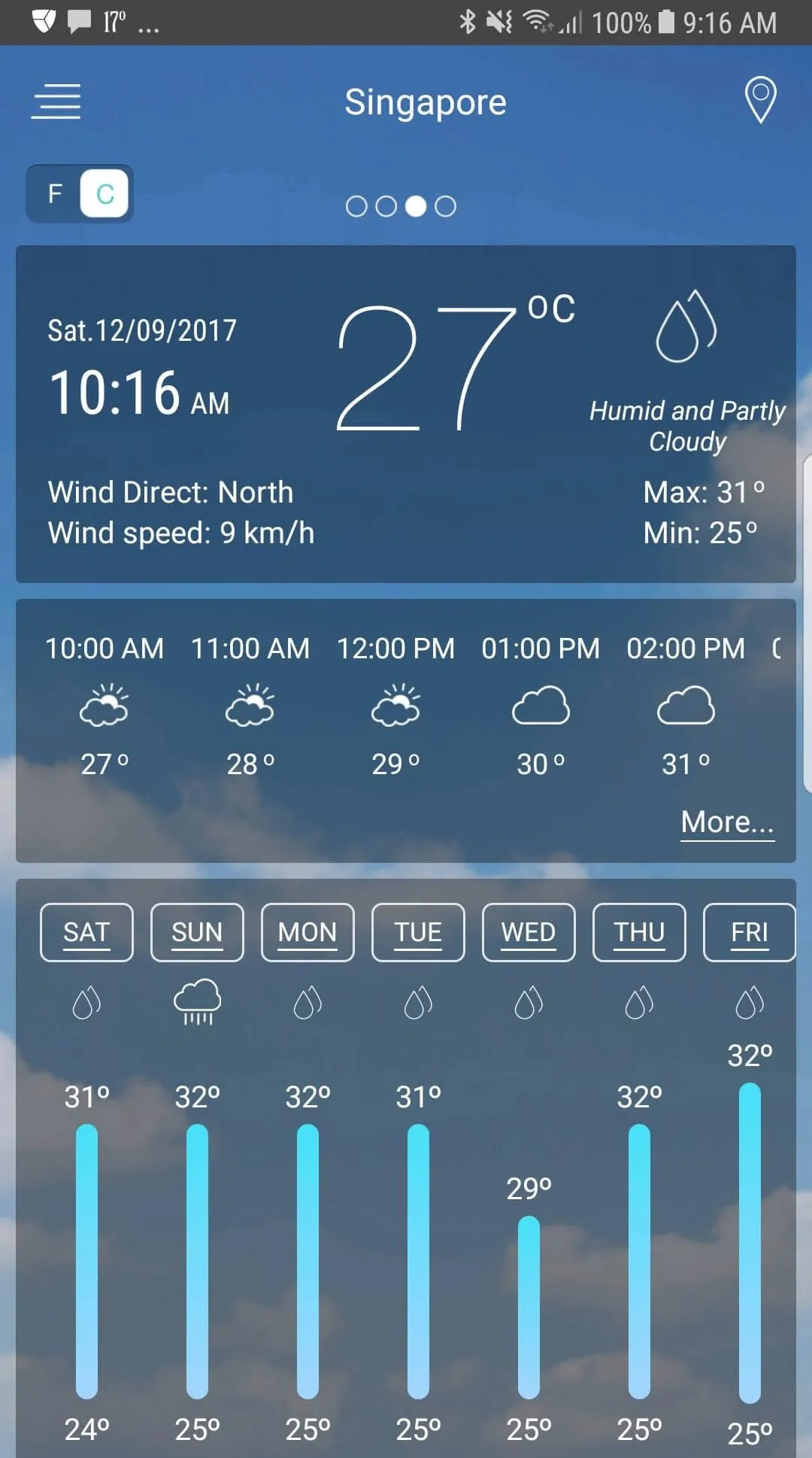 Weather app | Indus Appstore | Screenshot