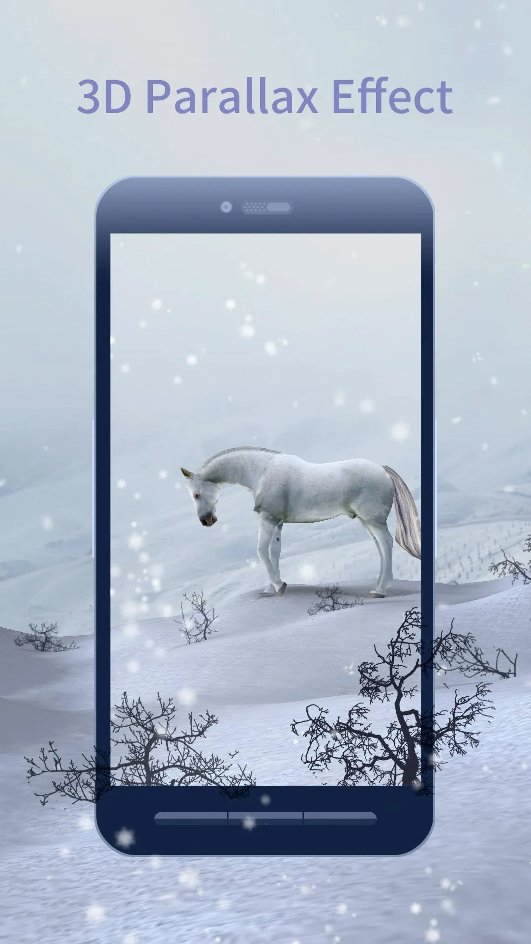 3D White Horse Live Wallpaper | Indus Appstore | Screenshot