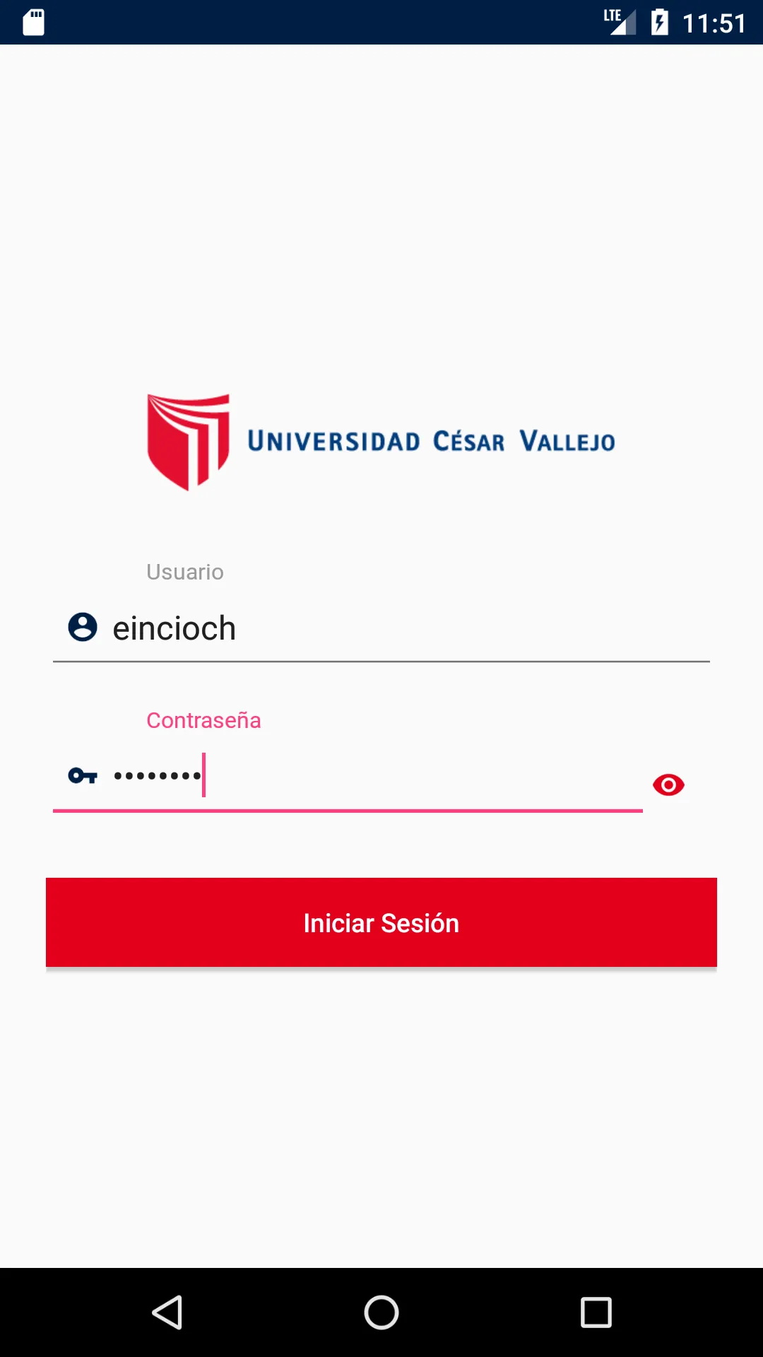 UCV Móvil Corporativo | Indus Appstore | Screenshot