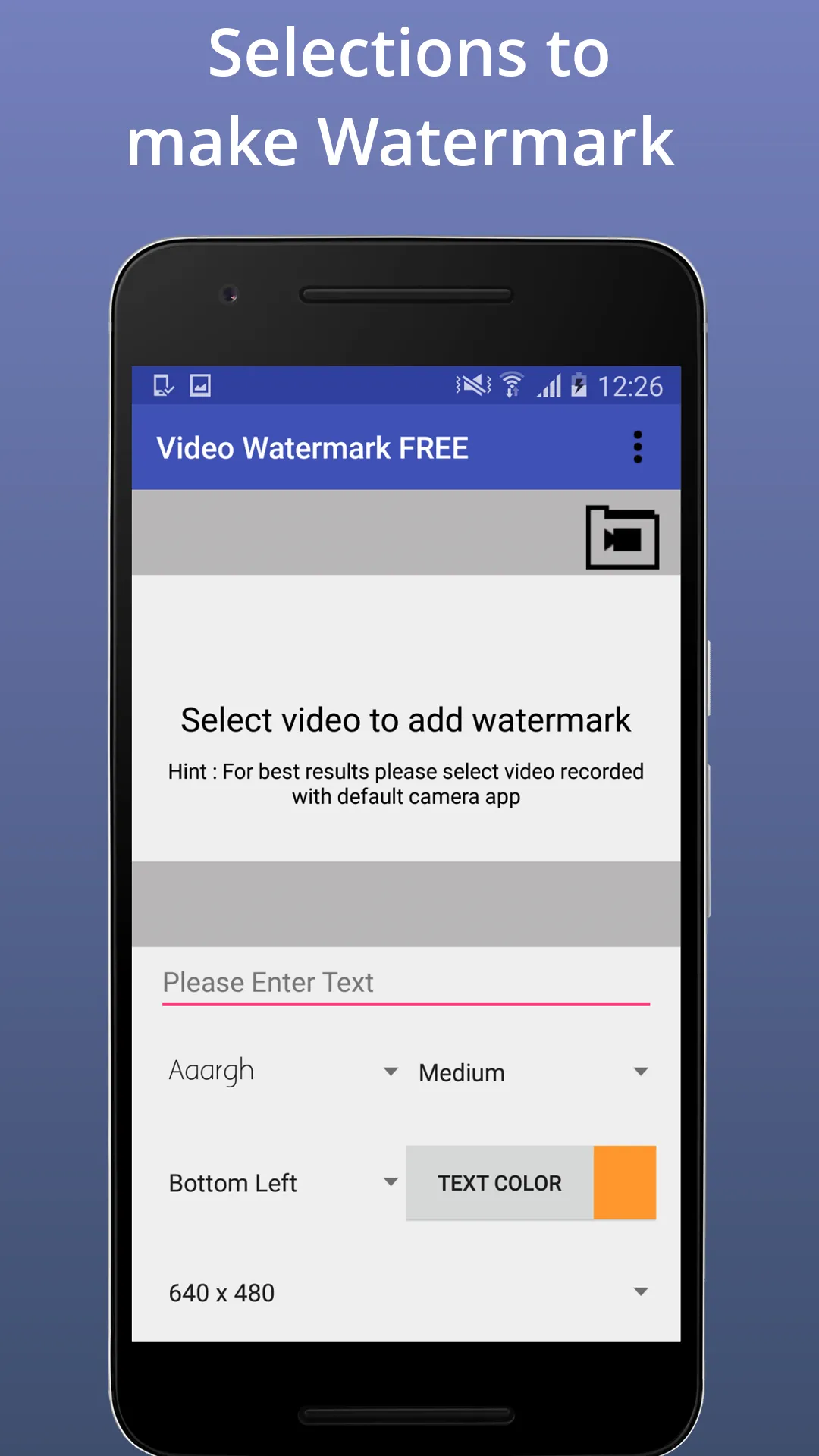 Video Watermark | Indus Appstore | Screenshot