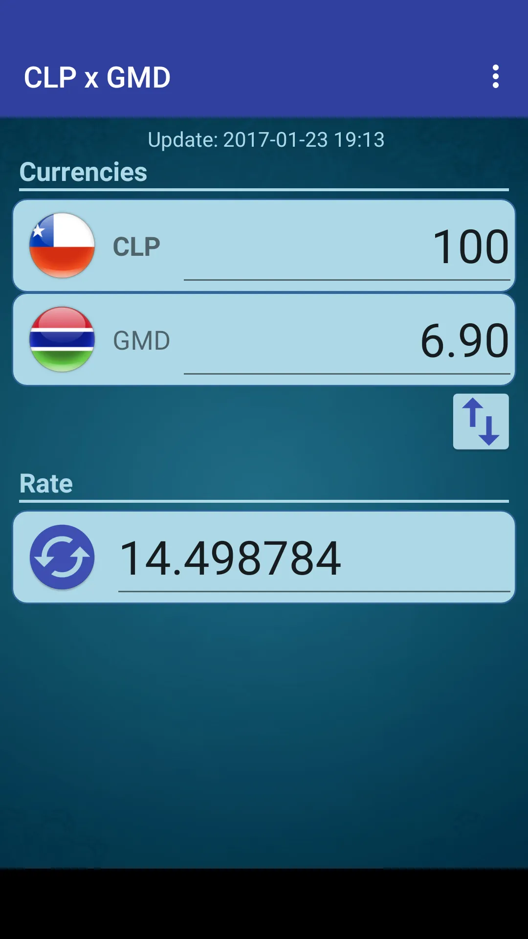 Chile Peso x Gambian Dalasi | Indus Appstore | Screenshot