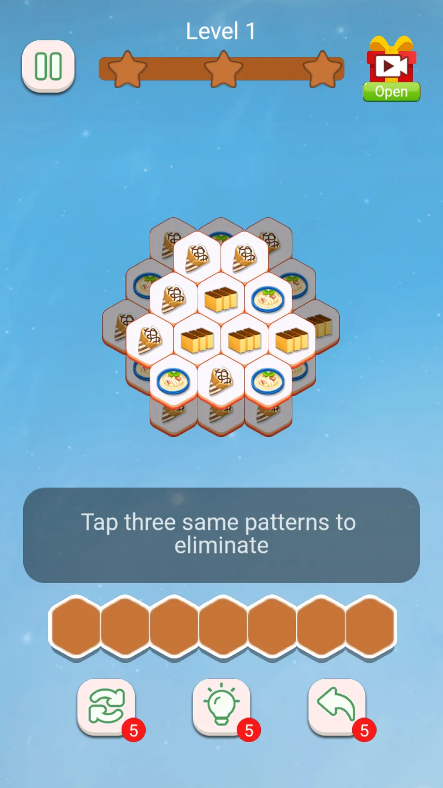 Hexagon Tile Match | Indus Appstore | Screenshot