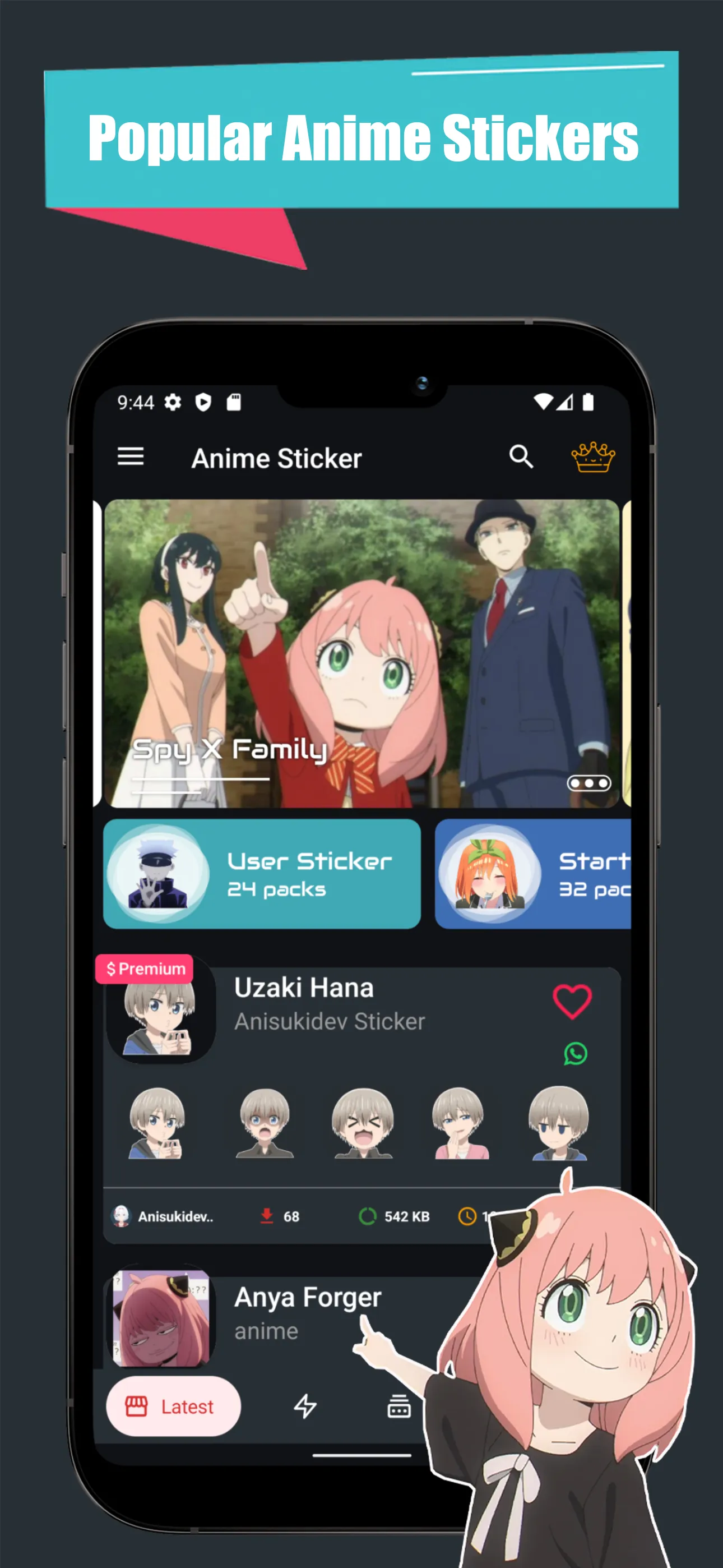 +100000 Anime Stickers for WA | Indus Appstore | Screenshot