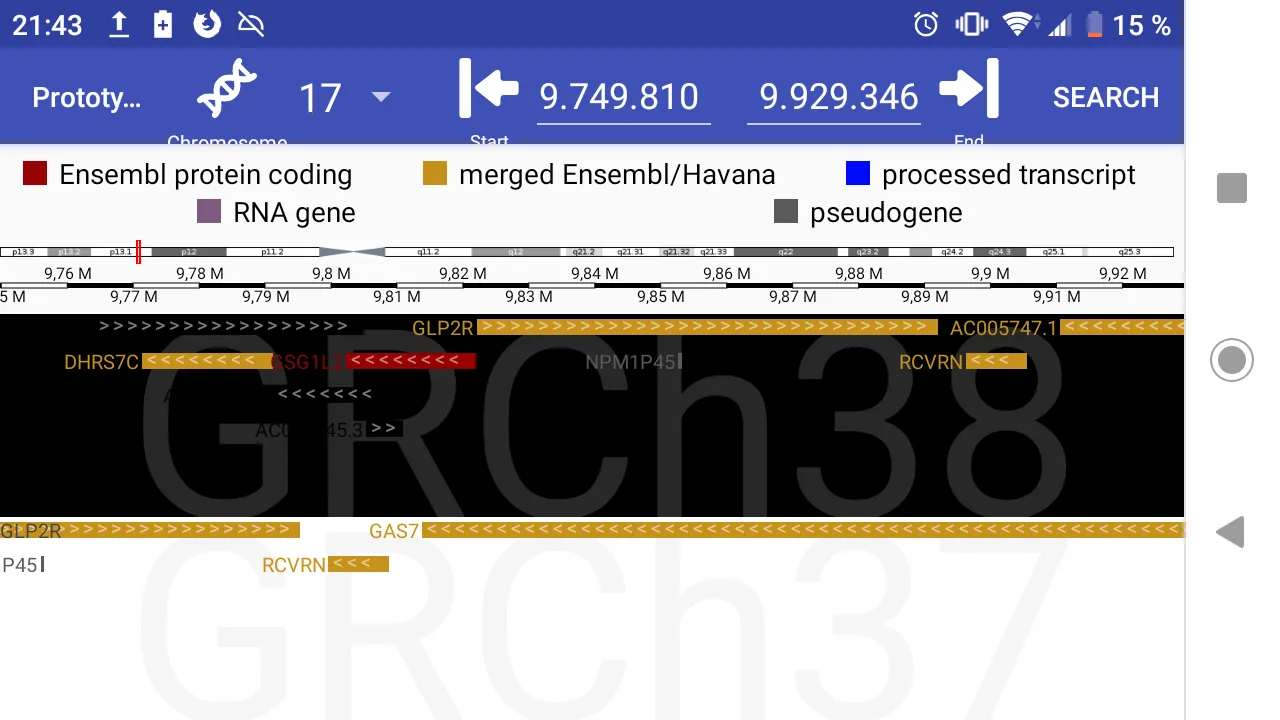 Prototype Genome Viewer | Indus Appstore | Screenshot