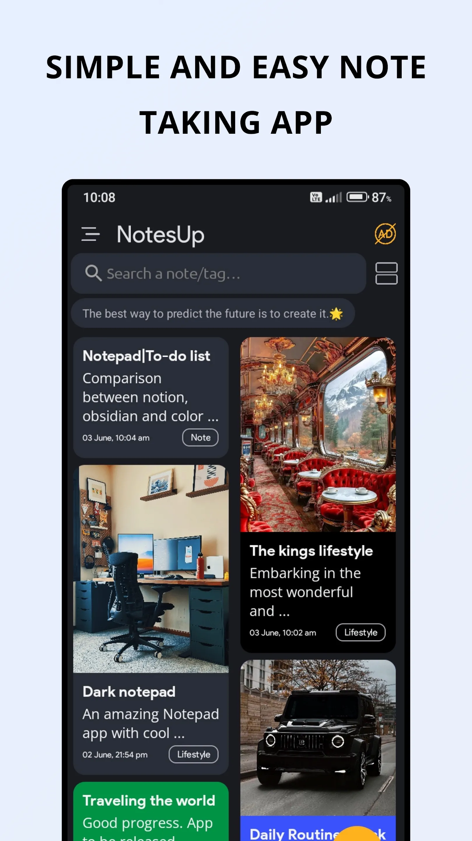 Notepad dark mode - BlackNote | Indus Appstore | Screenshot