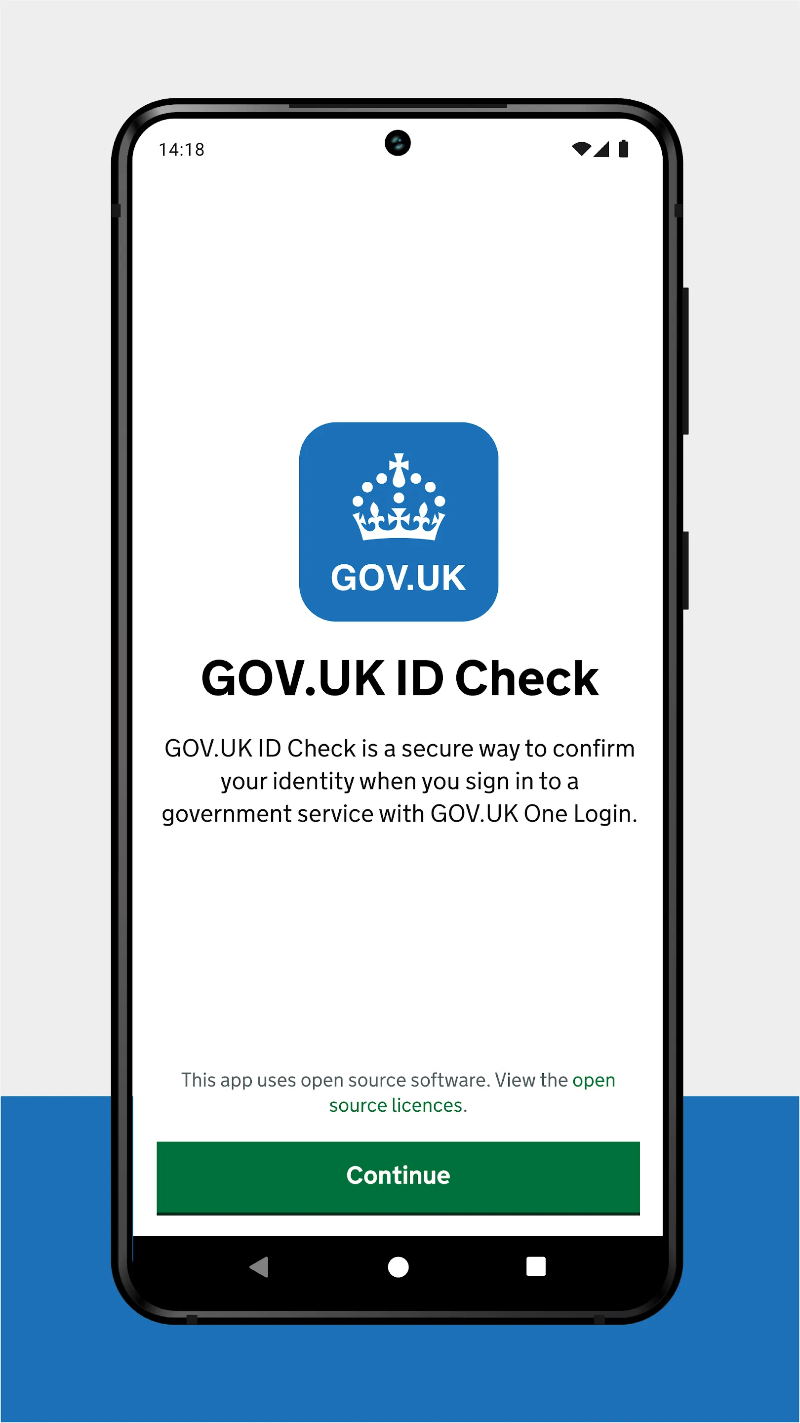 GOV.UK ID Check | Indus Appstore | Screenshot