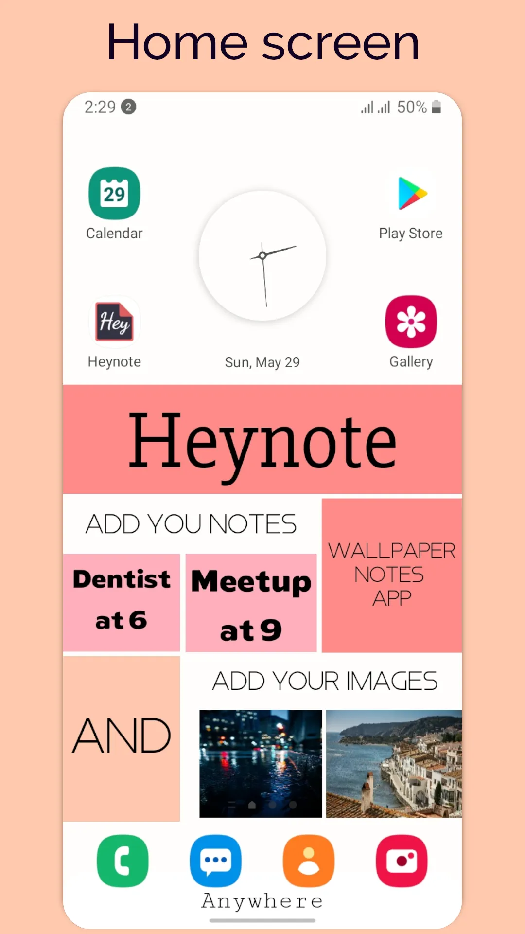 Heynote - Wallpaper Notes | Indus Appstore | Screenshot