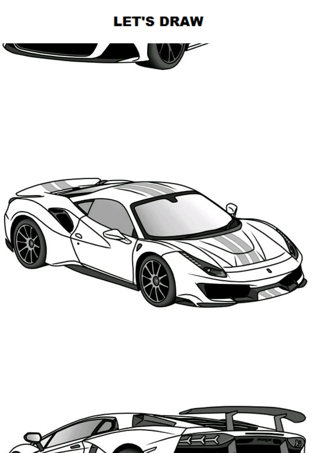 Draw Cars: Super | Indus Appstore | Screenshot