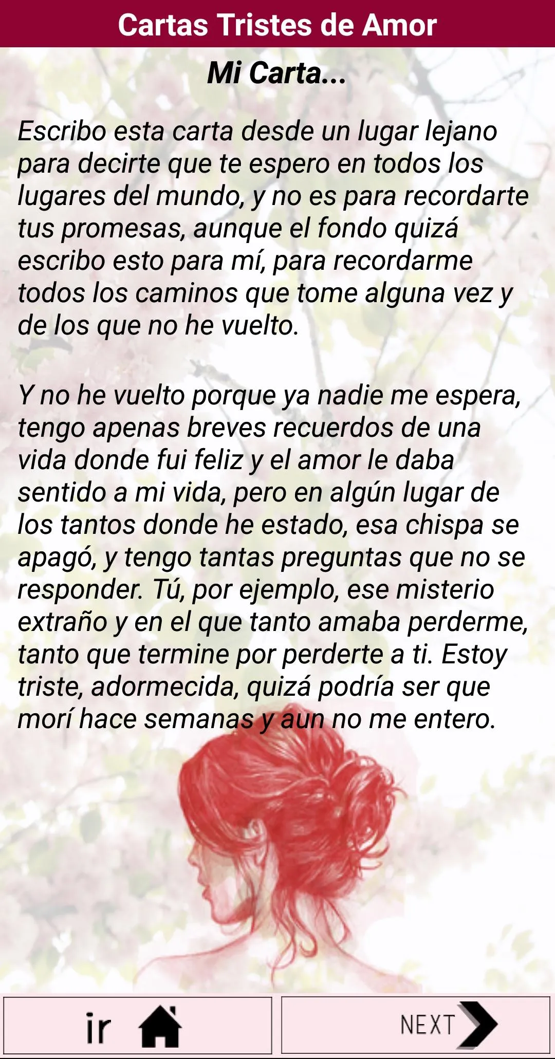 Cartas Tristes de Amor | Indus Appstore | Screenshot