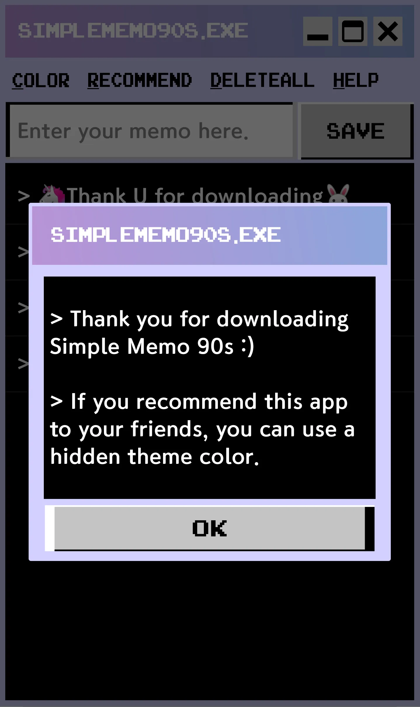 Simple Memo 90s | Indus Appstore | Screenshot