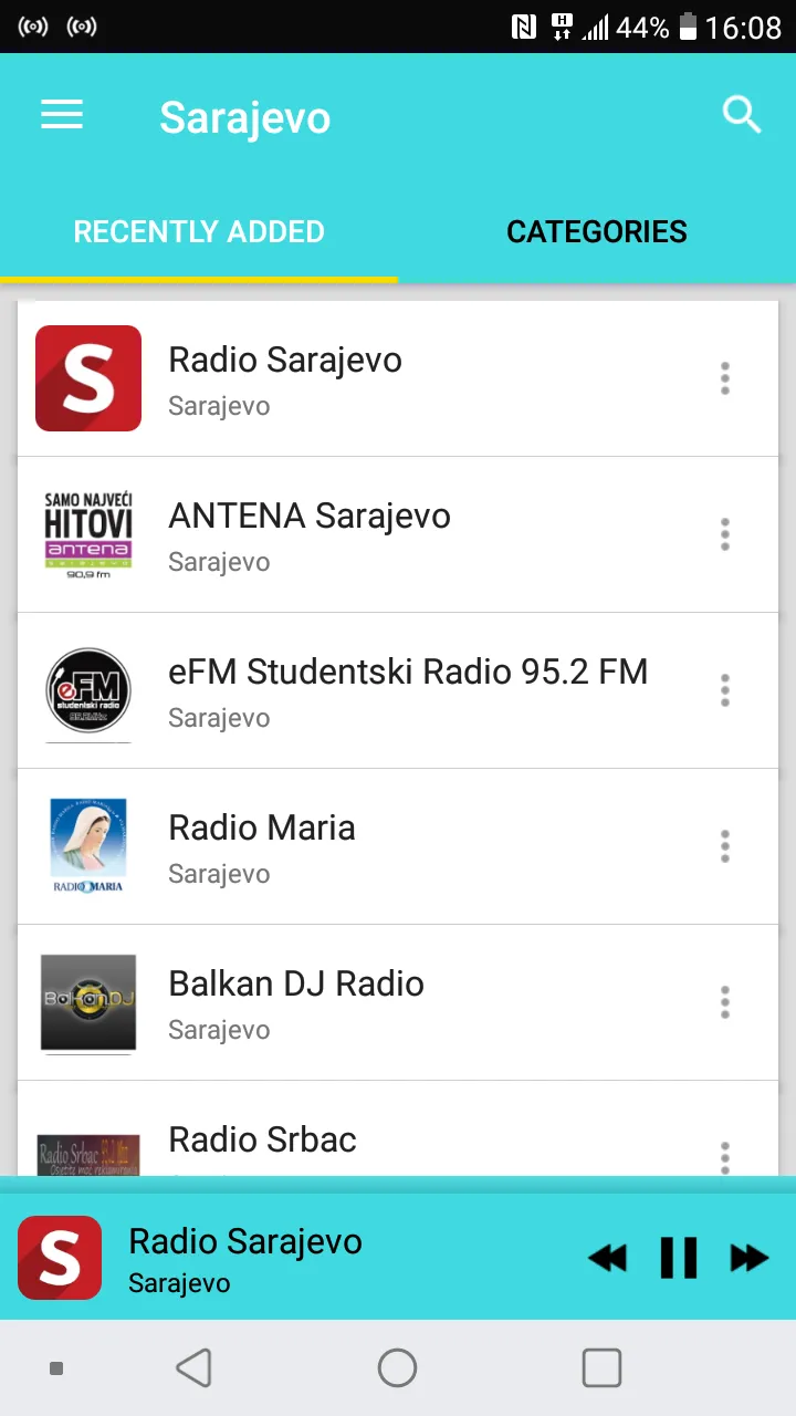 Radio Sarajevo | Indus Appstore | Screenshot