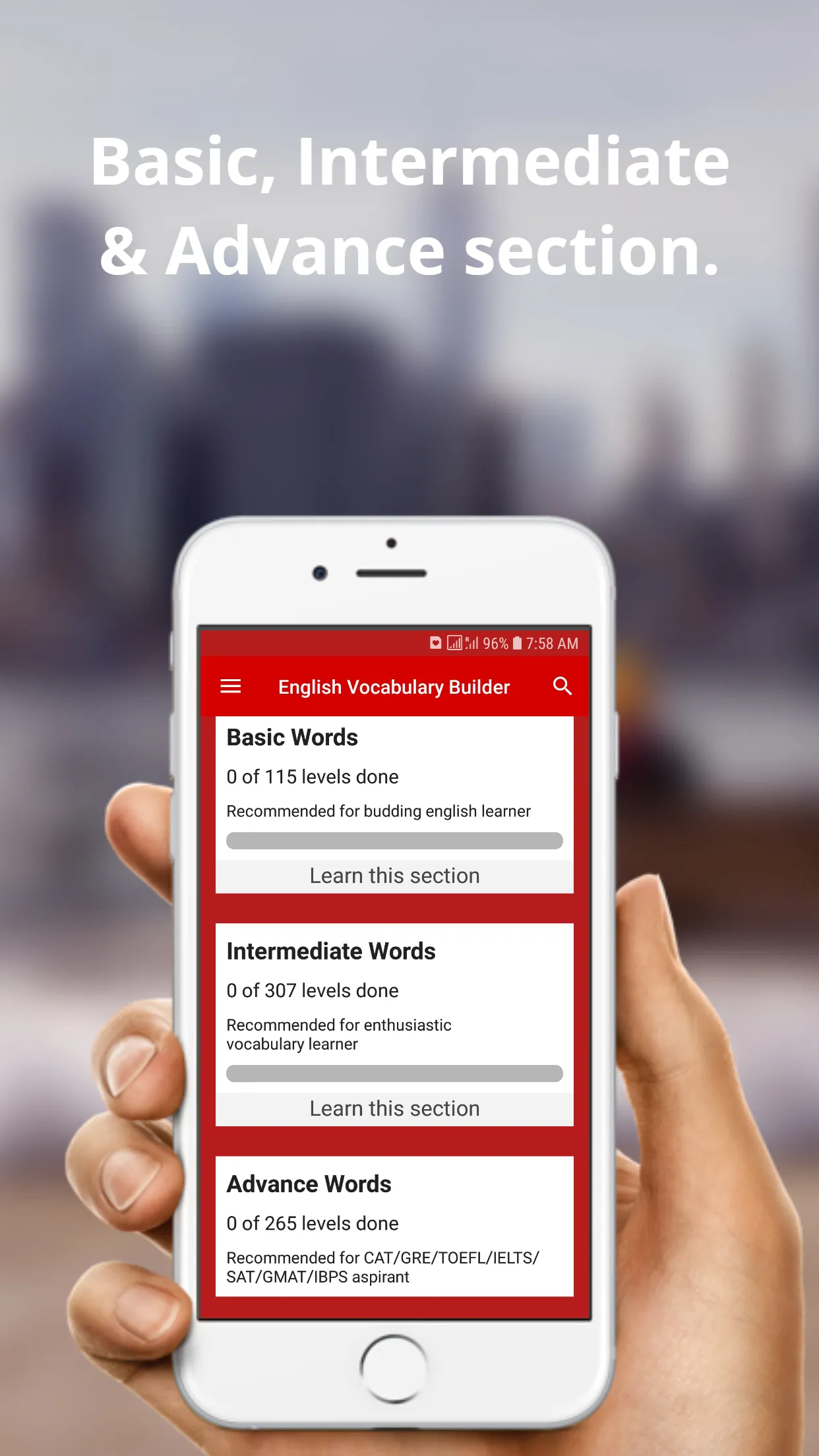 English Vocabulary builder app | Indus Appstore | Screenshot