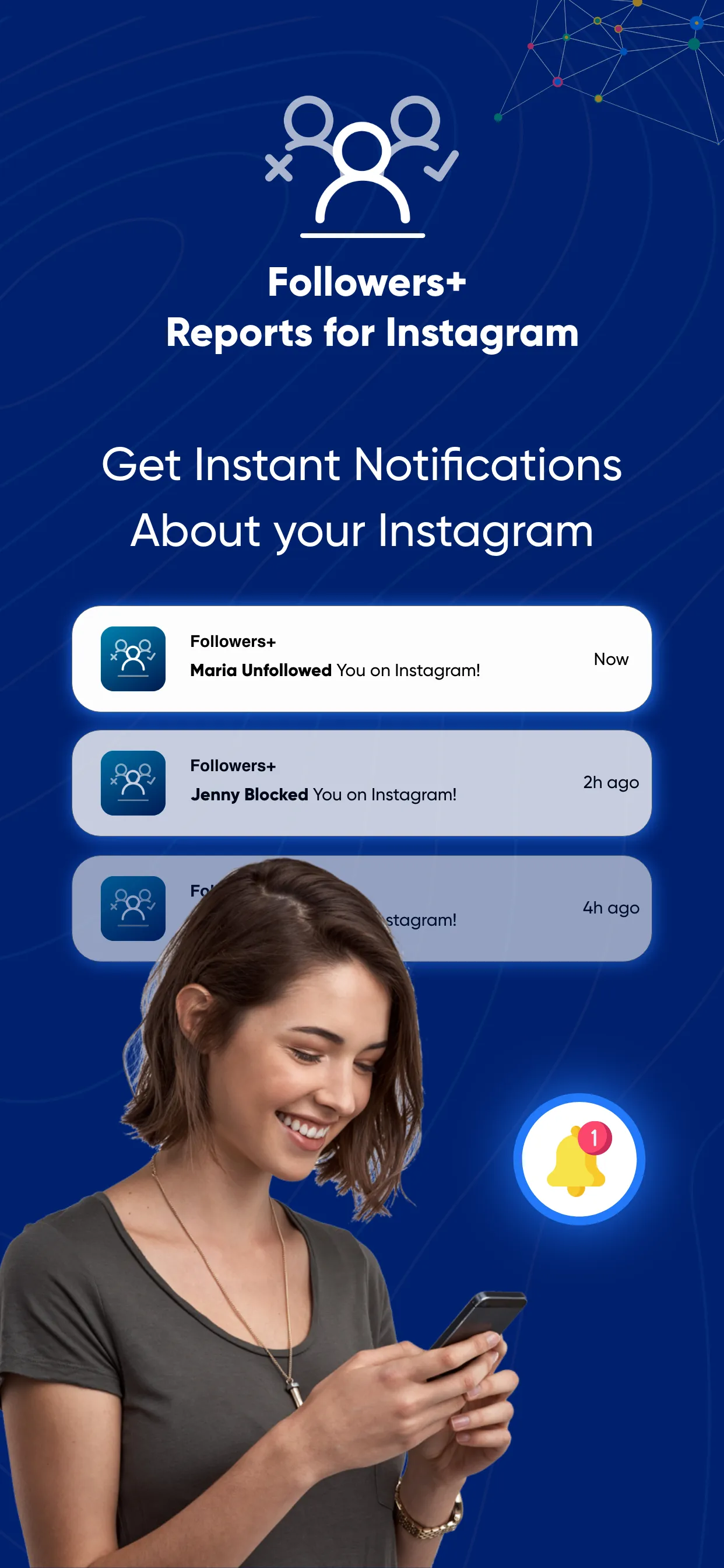 Followers+ Reports for Insta | Indus Appstore | Screenshot