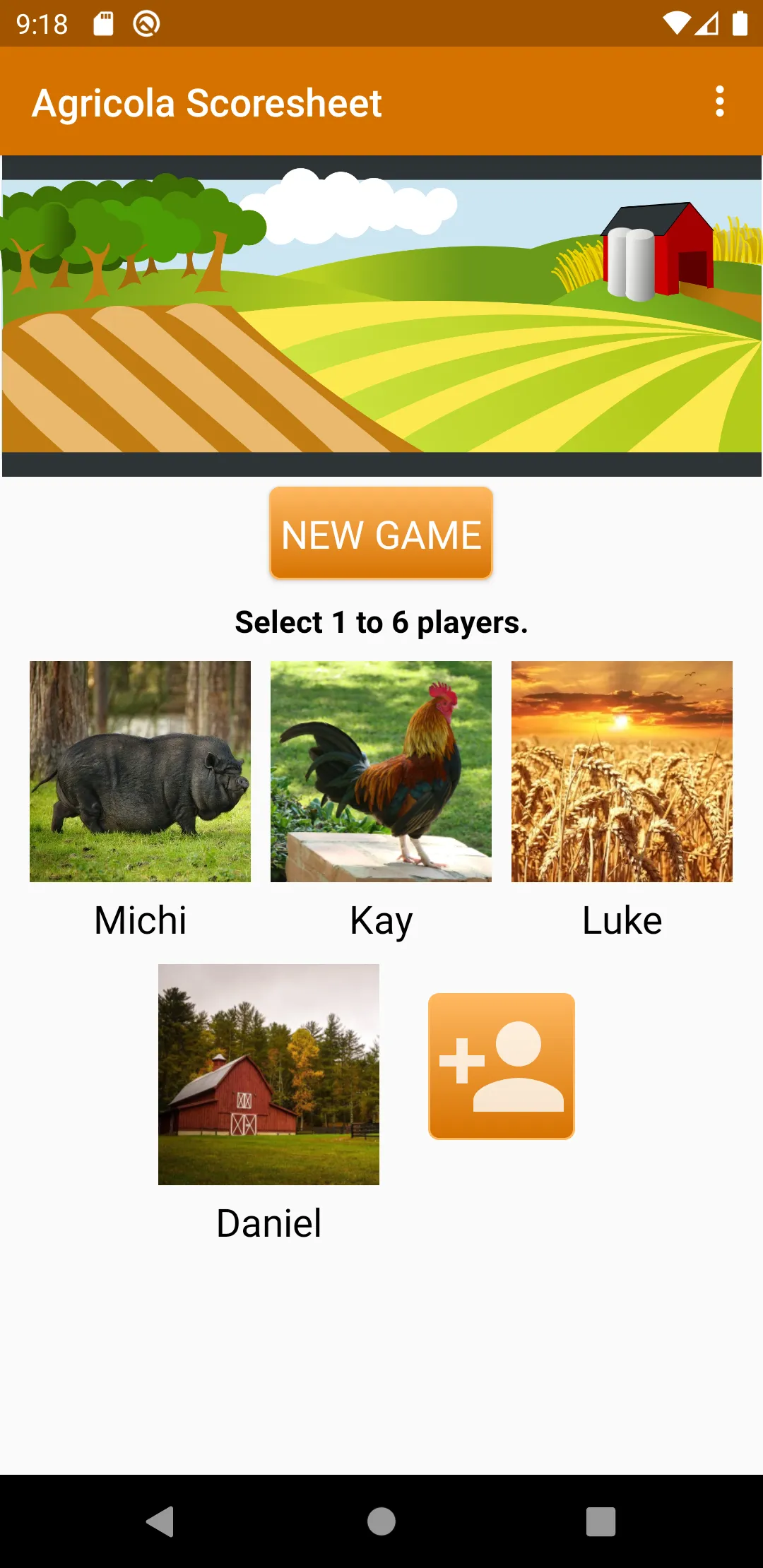 Agricola Scoresheet | Indus Appstore | Screenshot