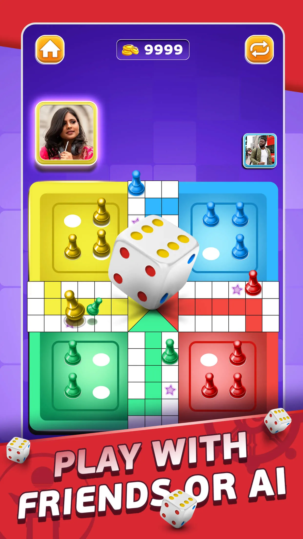 Ludo God : BOARD GAMES | Indus Appstore | Screenshot