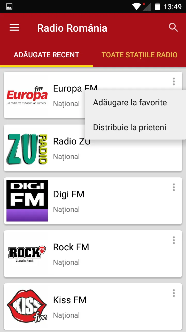 Radiouri din România | Indus Appstore | Screenshot