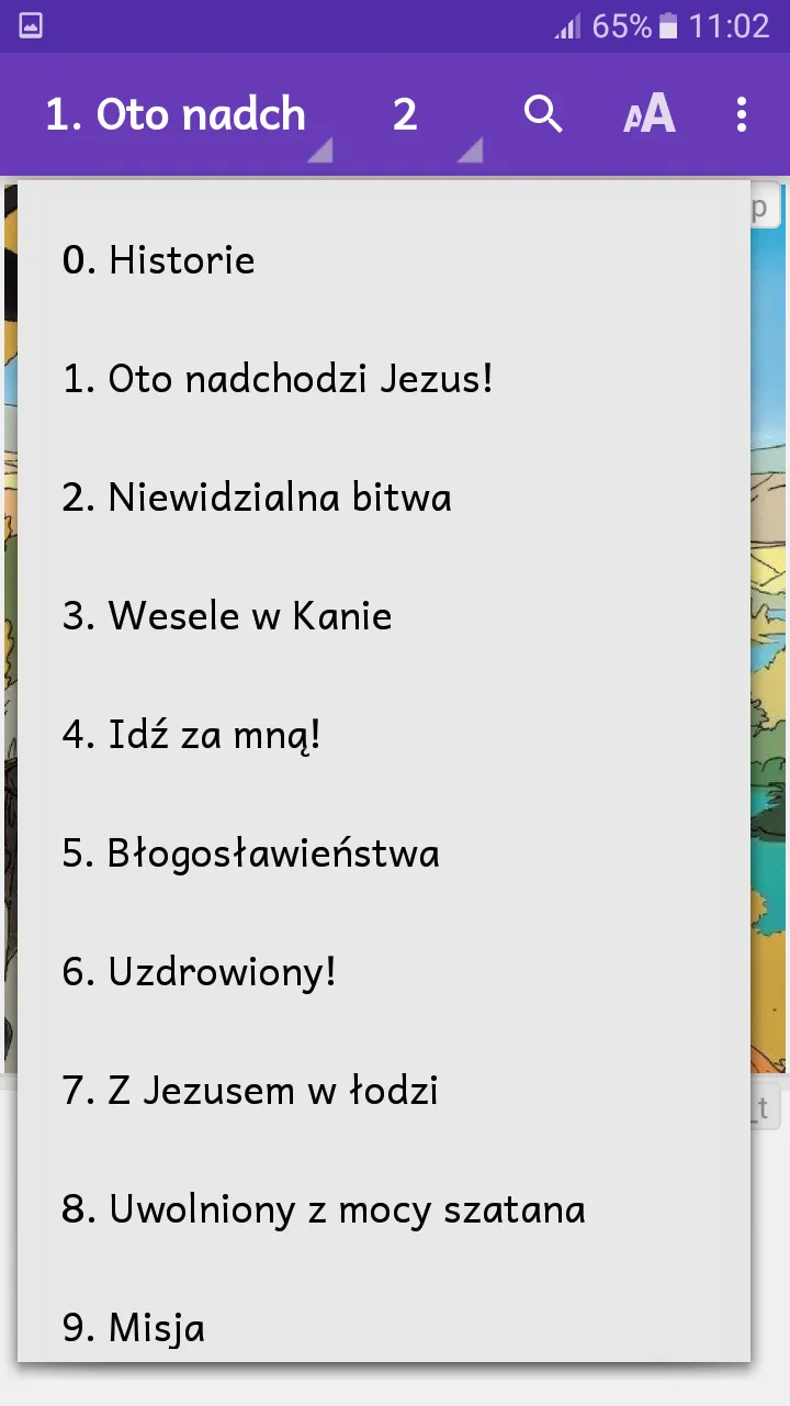 Polski Komiksy Jezus Mesjasz | Indus Appstore | Screenshot