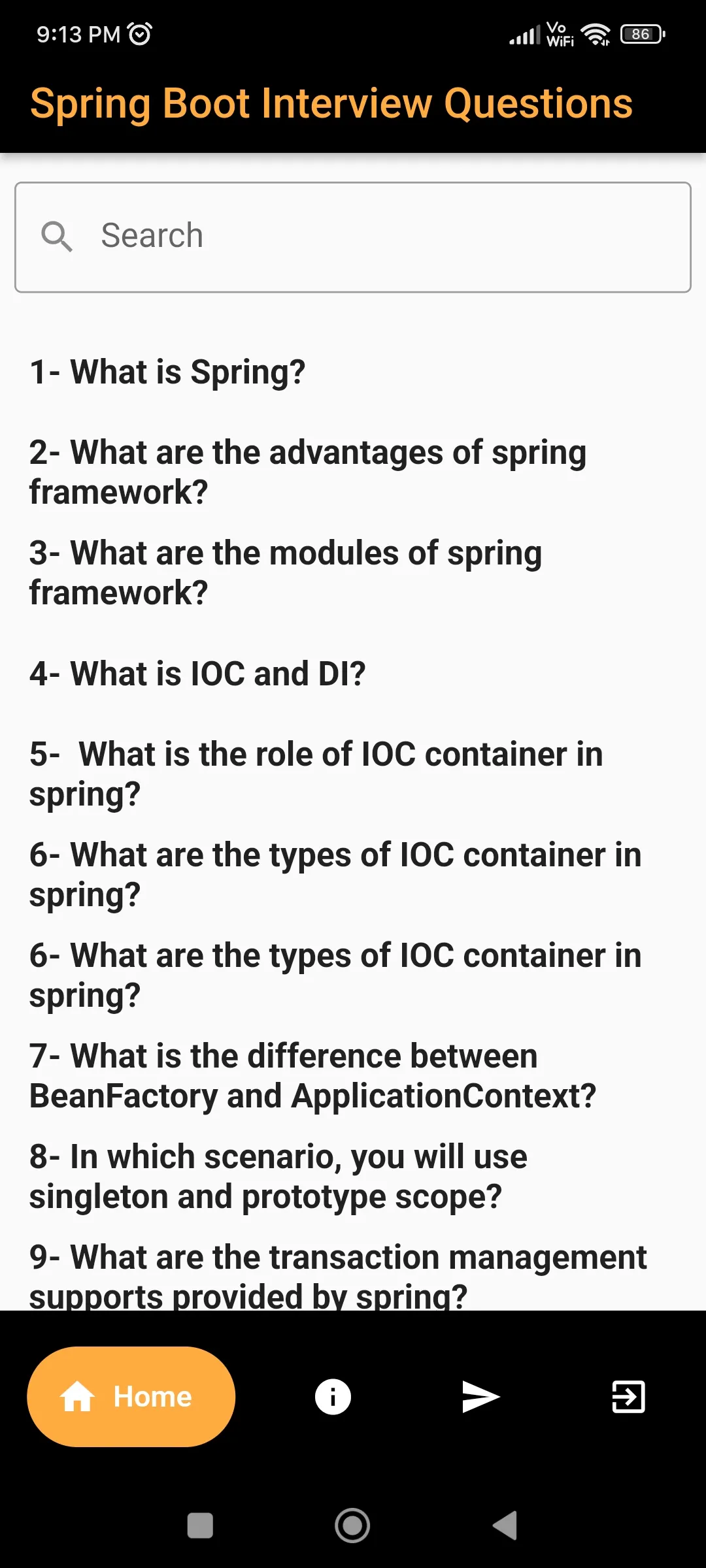 Spring Boot Interview Question | Indus Appstore | Screenshot