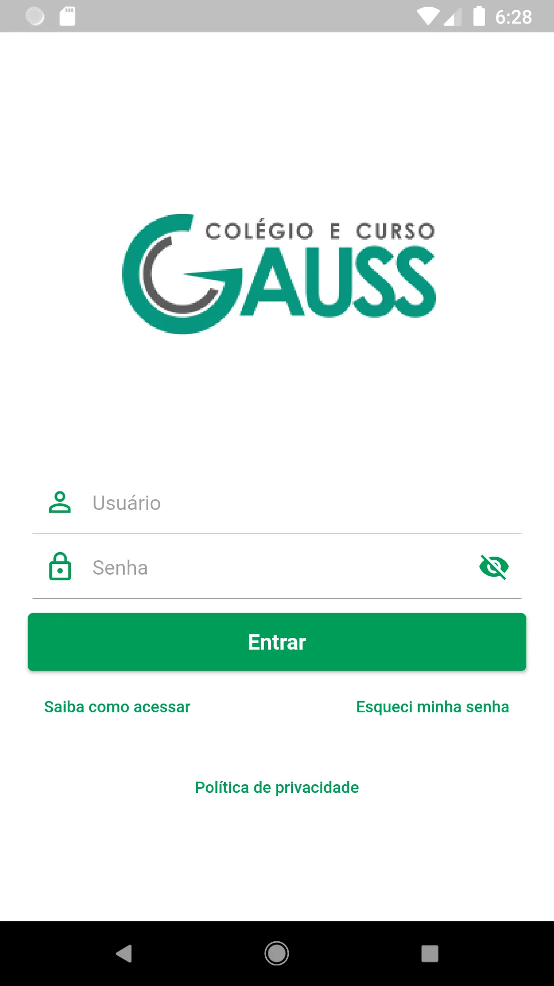 Colégio e Curso Gauss | Indus Appstore | Screenshot