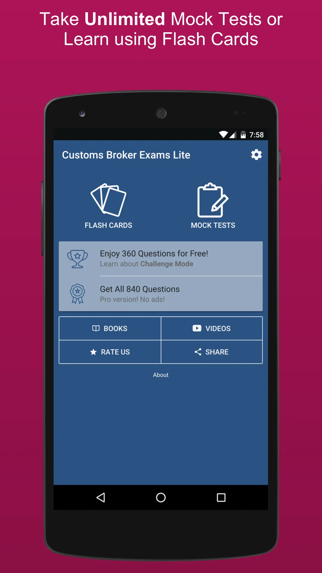 Customs Broker License Practic | Indus Appstore | Screenshot