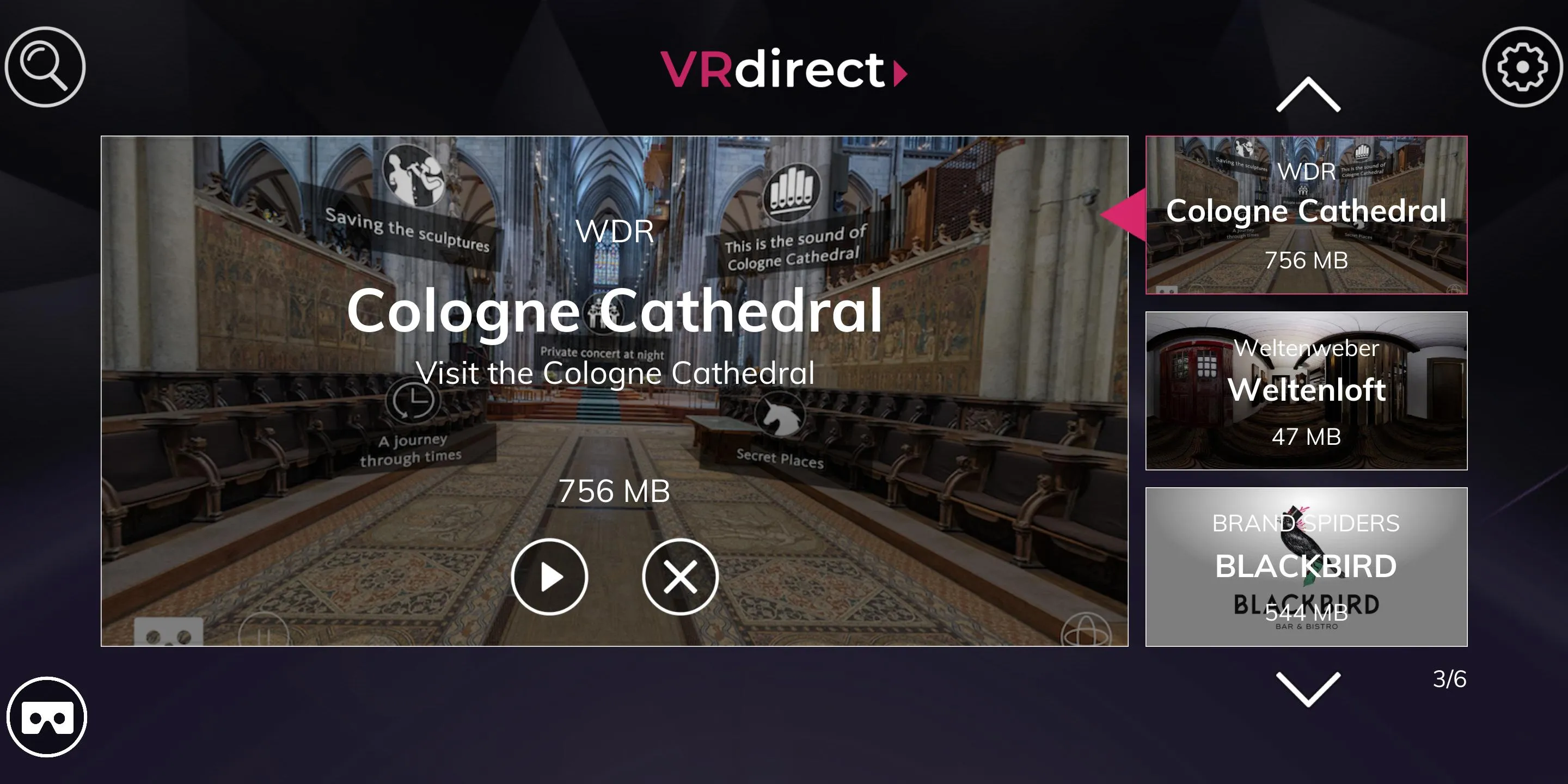 VR Gallery by VRdirect | Indus Appstore | Screenshot