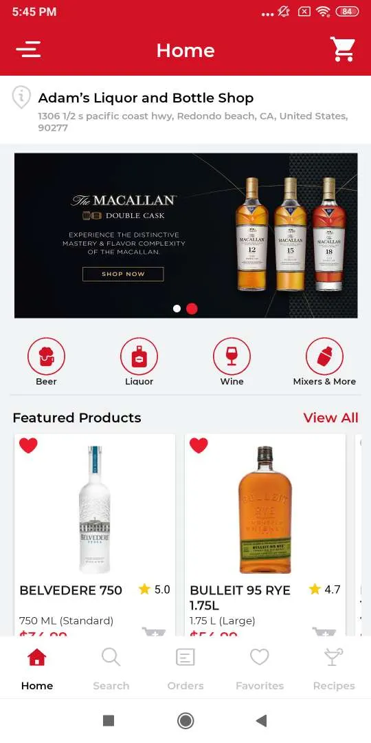 Adams Liquor | Indus Appstore | Screenshot