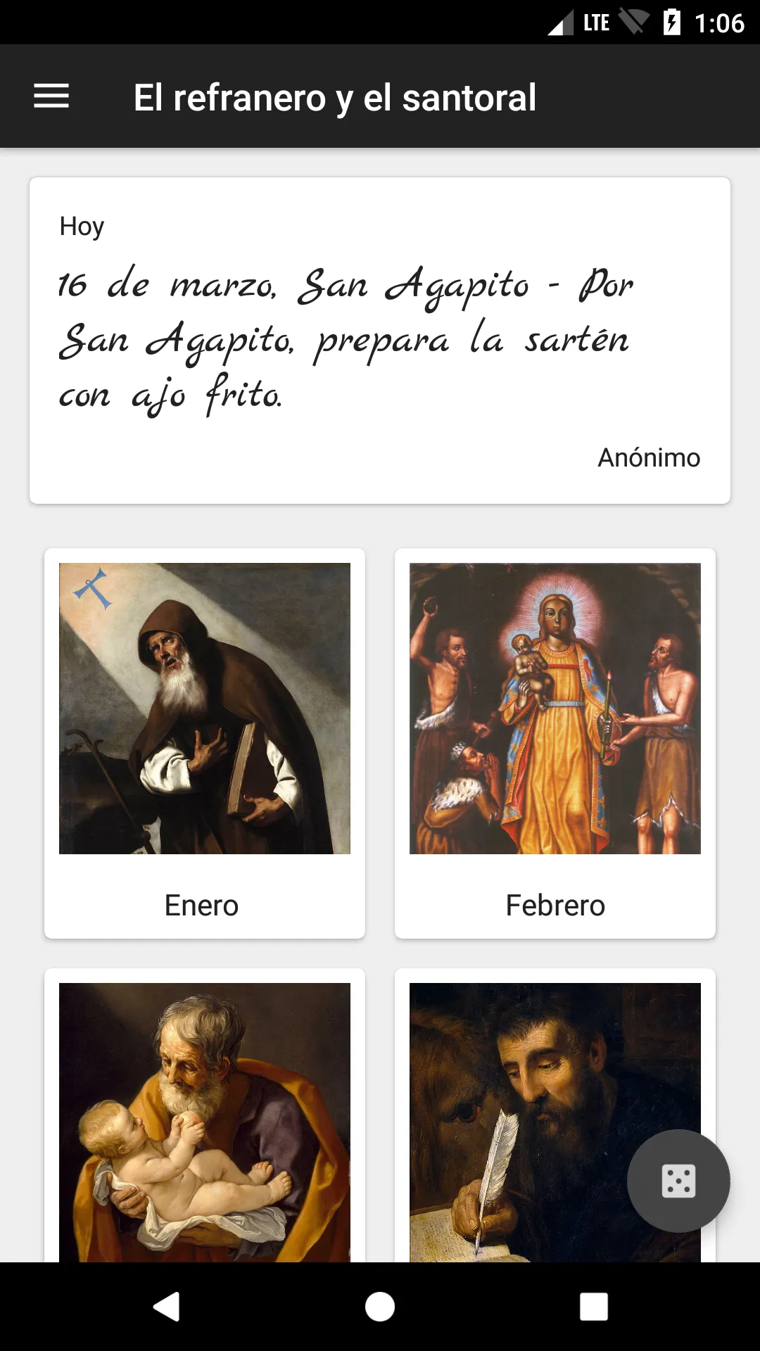 Santoral y su refranero | Indus Appstore | Screenshot