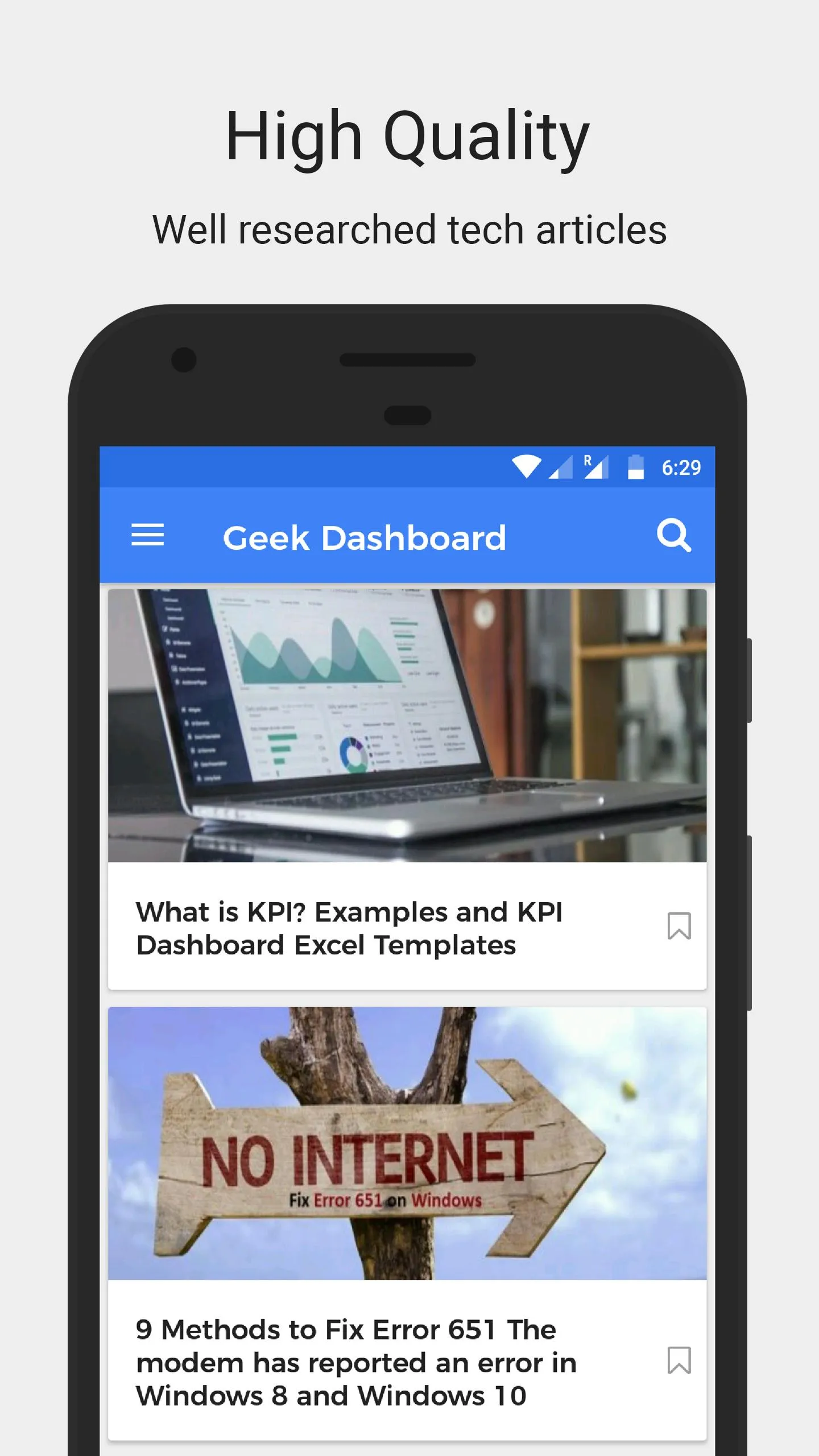 Geek Dashboard | Indus Appstore | Screenshot