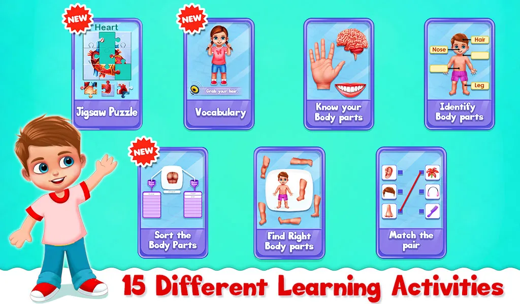 Human Body Parts - Kids Games | Indus Appstore | Screenshot