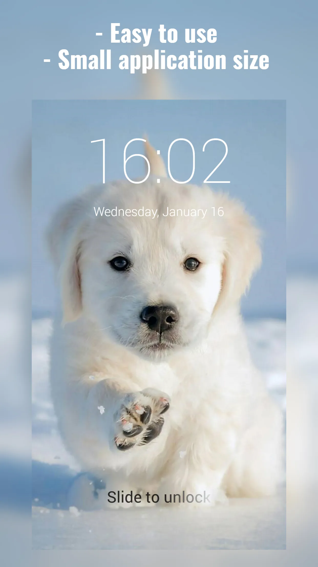 Labrador Lock Screen | Indus Appstore | Screenshot