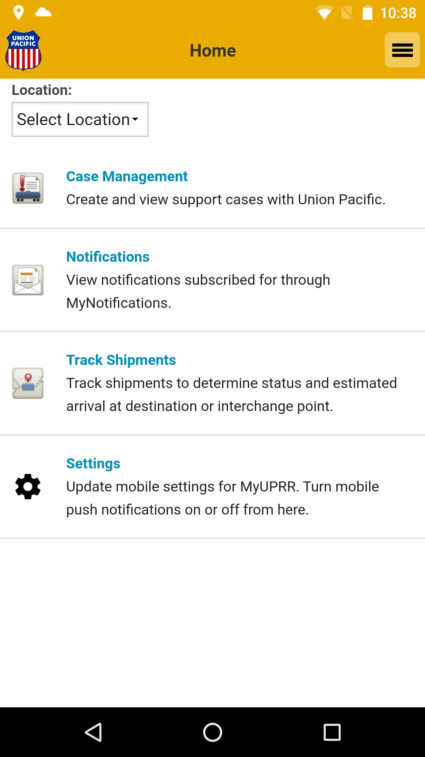 MyUPRR Mobile | Indus Appstore | Screenshot