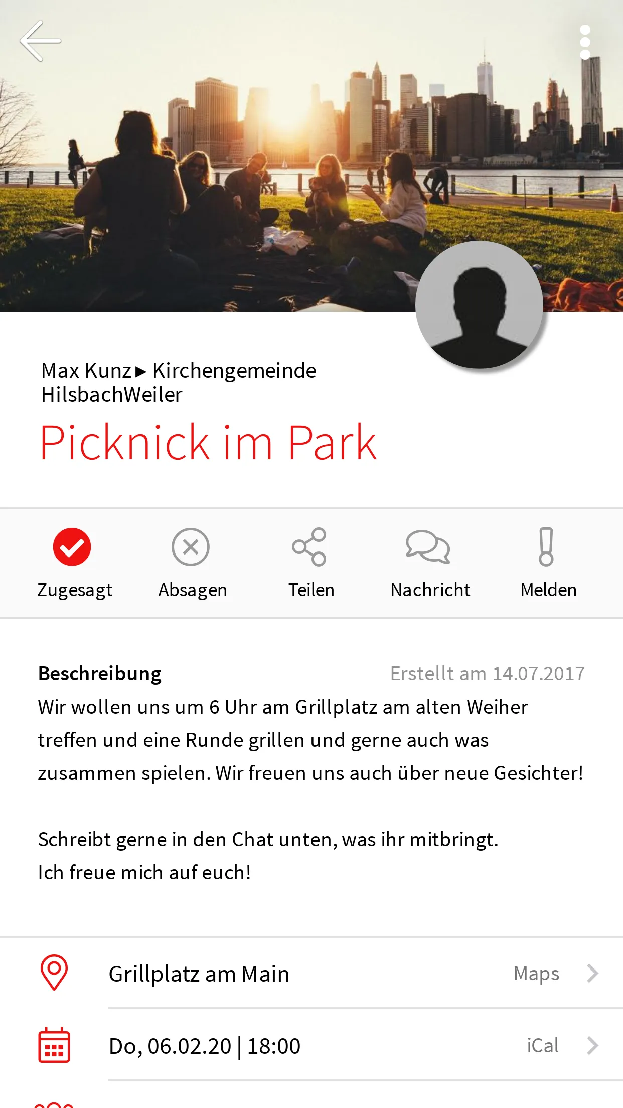 Kirchengemeinde HilsbachWeiler | Indus Appstore | Screenshot