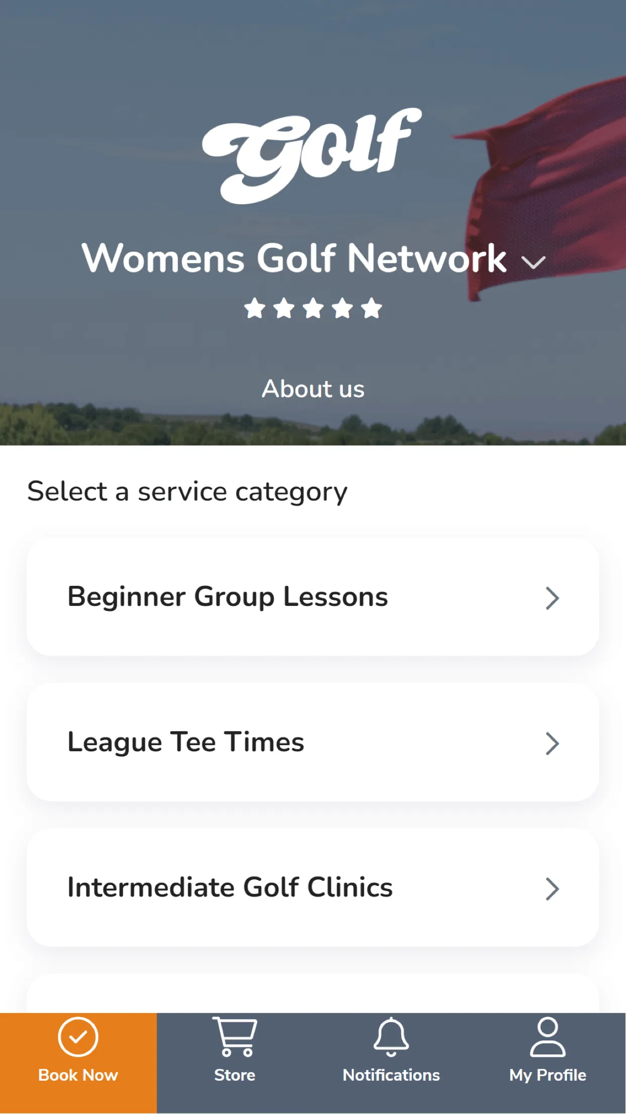 Women’s Golf Network | Indus Appstore | Screenshot