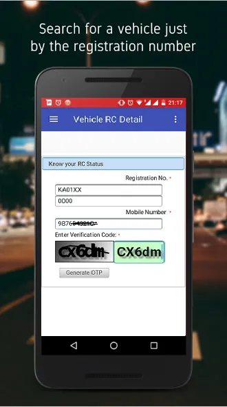 Vehicle RC Detail | Indus Appstore | Screenshot