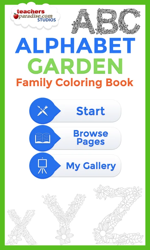 Adult Coloring Books: Alphabet | Indus Appstore | Screenshot